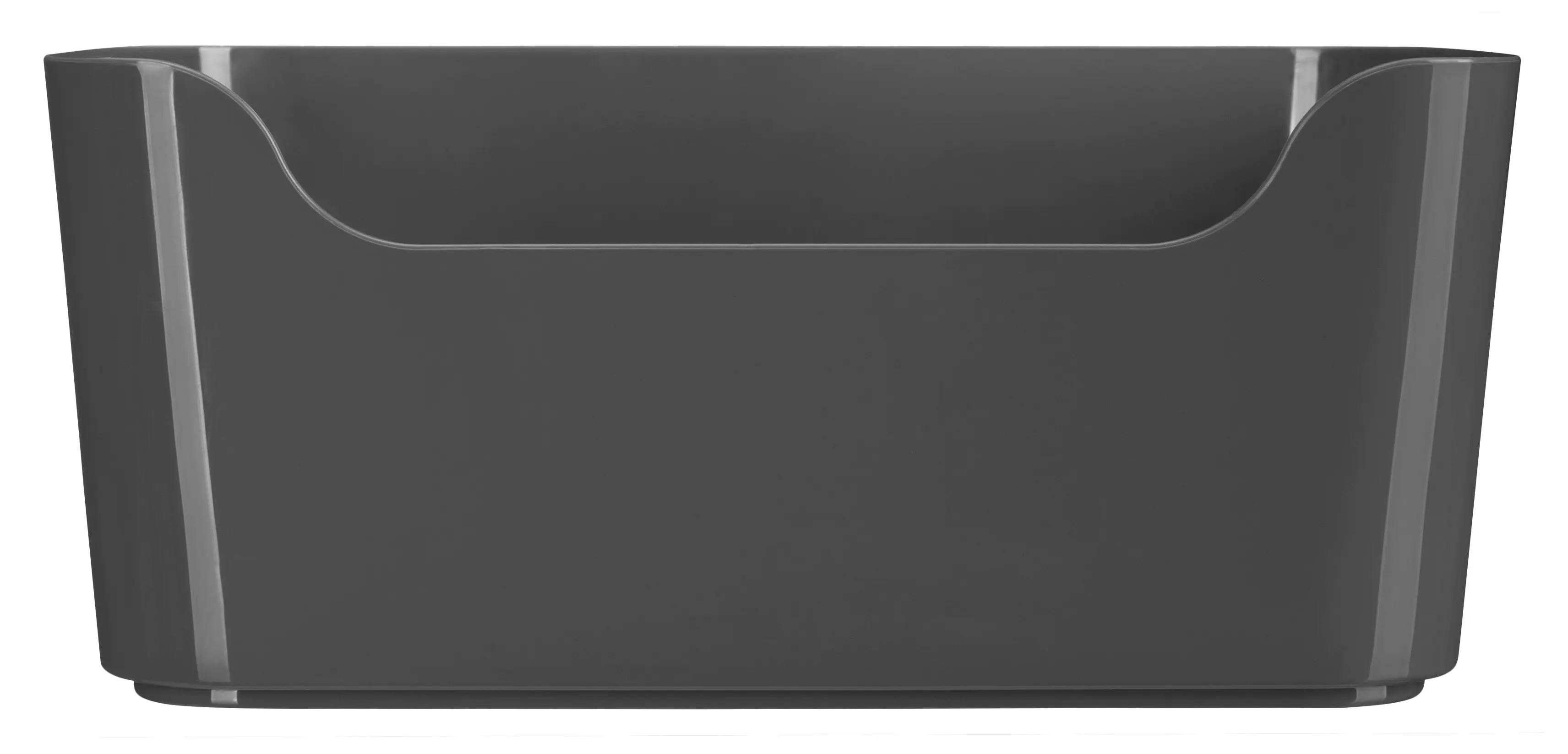 Корзина Scandi 27x10.5x19 см полипропилен цвет графит - 2