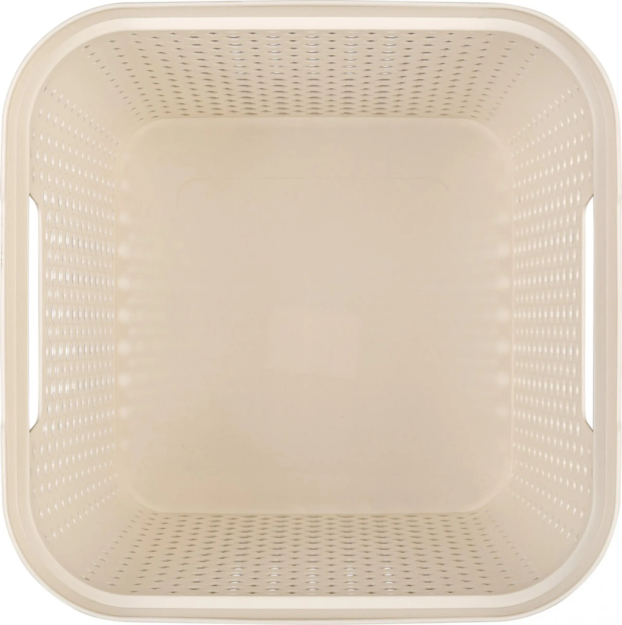 Корзина для хранения Plast Team Mien 31x30x31 см полипропилен цвет молочный - 3
