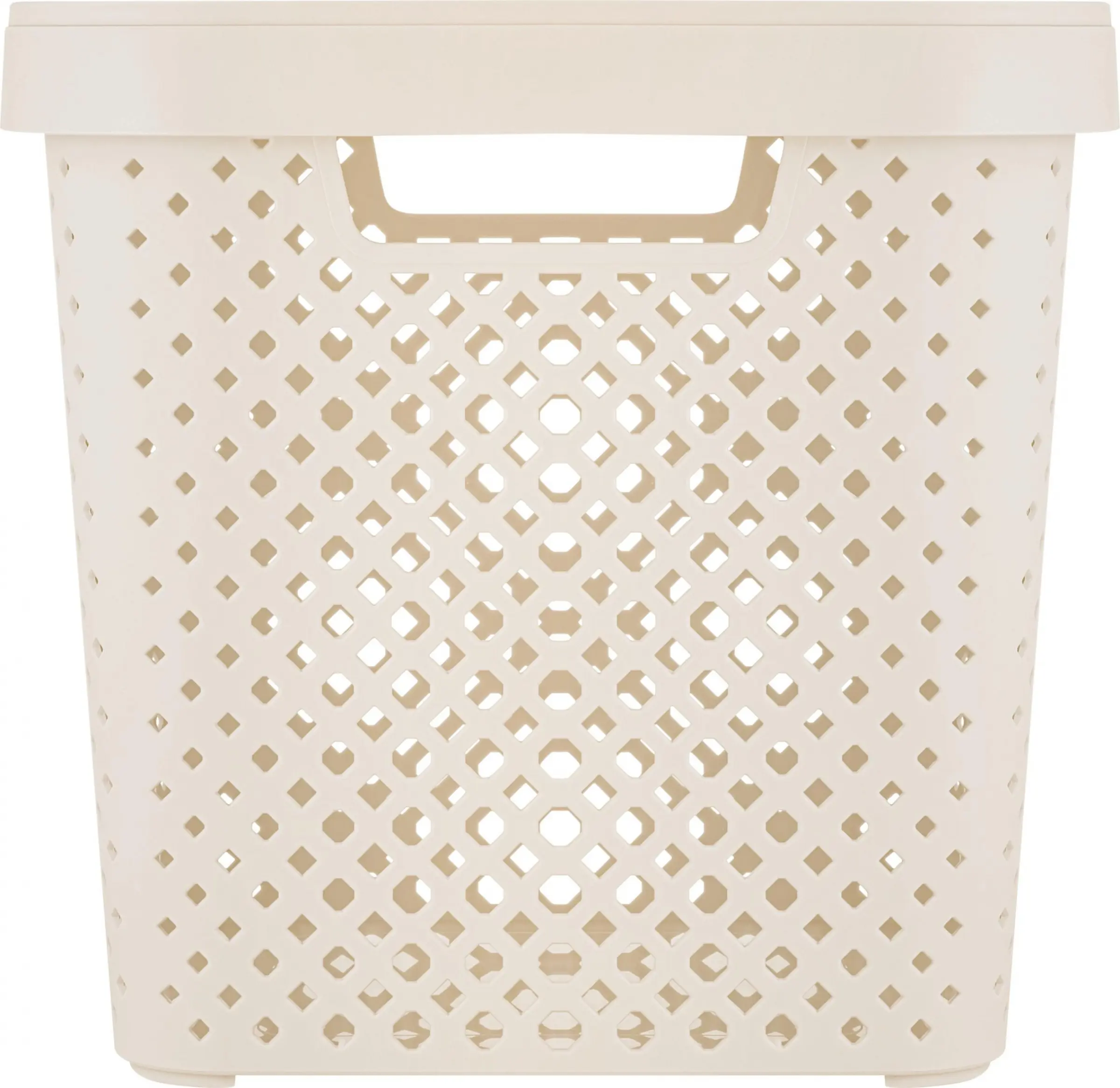 Корзина для хранения Plast Team Mien 31x30x31 см полипропилен цвет молочный - 2