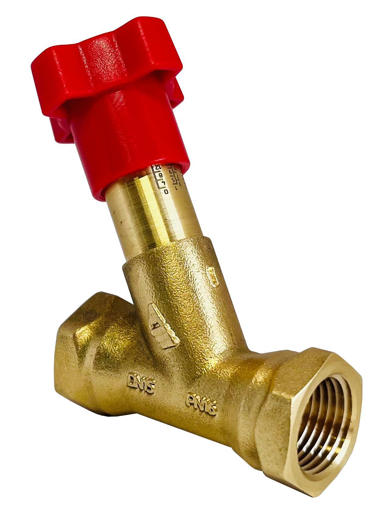 Изображение товара Клапан балансировочный ручной АПОГЕЙ КБР DN15 PN16 Kvs2.65 Россия