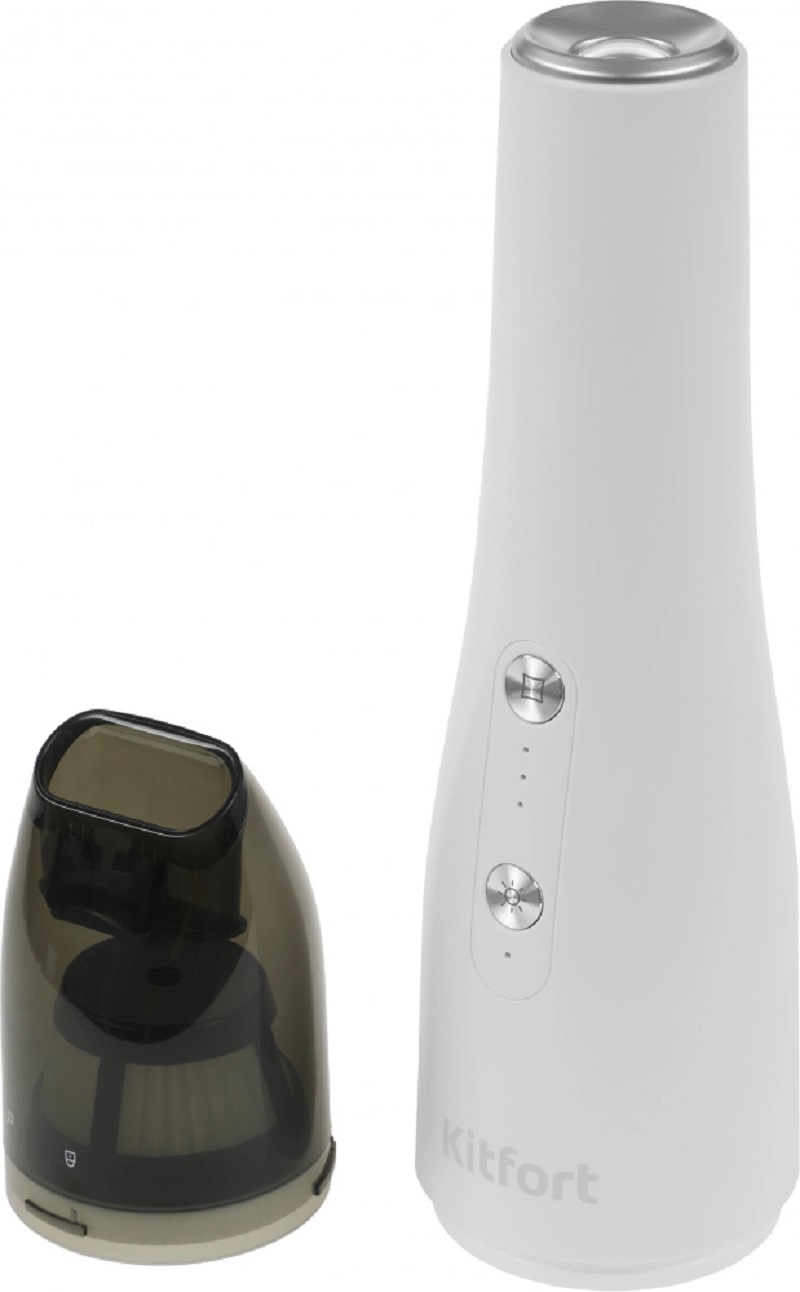 Изображение товара Портативный ручной пылесос Kitfort КТ-5159 70 Вт 0.5л белый