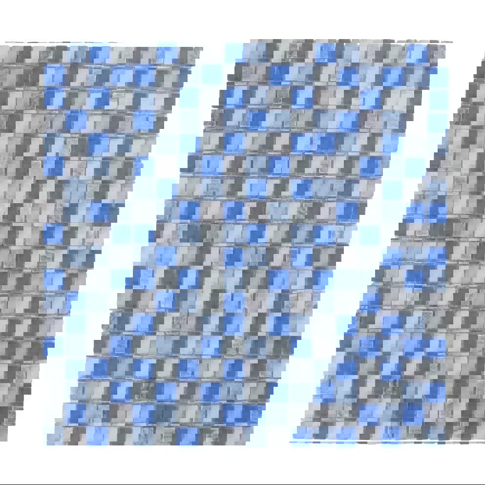 Изображение товара Стеклянная мозаика Керамоград Gs083_10 30x30 см белая для внутреннего и наружного оформления