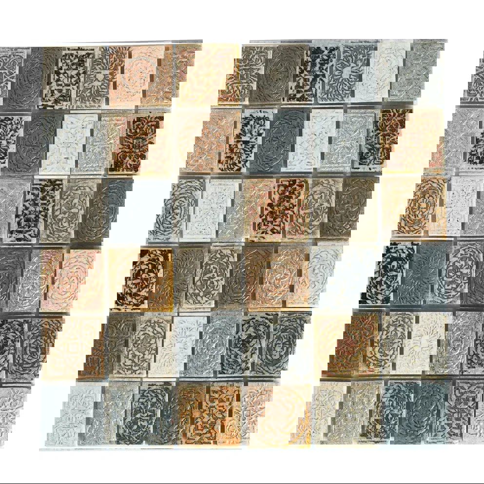 Изображение товара Мозаика стеклянная Керамоград Kg4808_05 30x30 см цвет белый