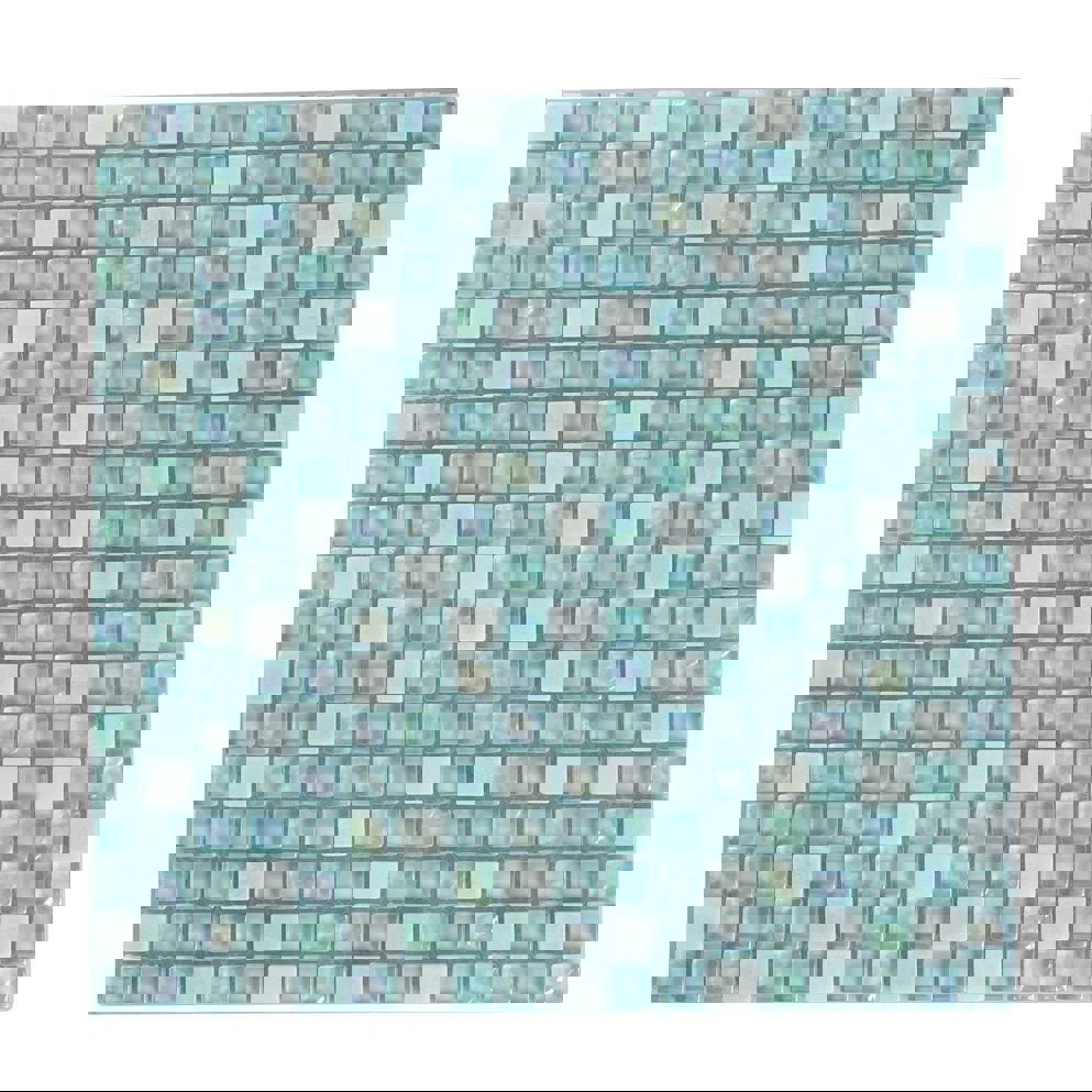 Изображение товара Мозаика стеклянная Керамоград 30x30 см белая для внутренних и наружных работ