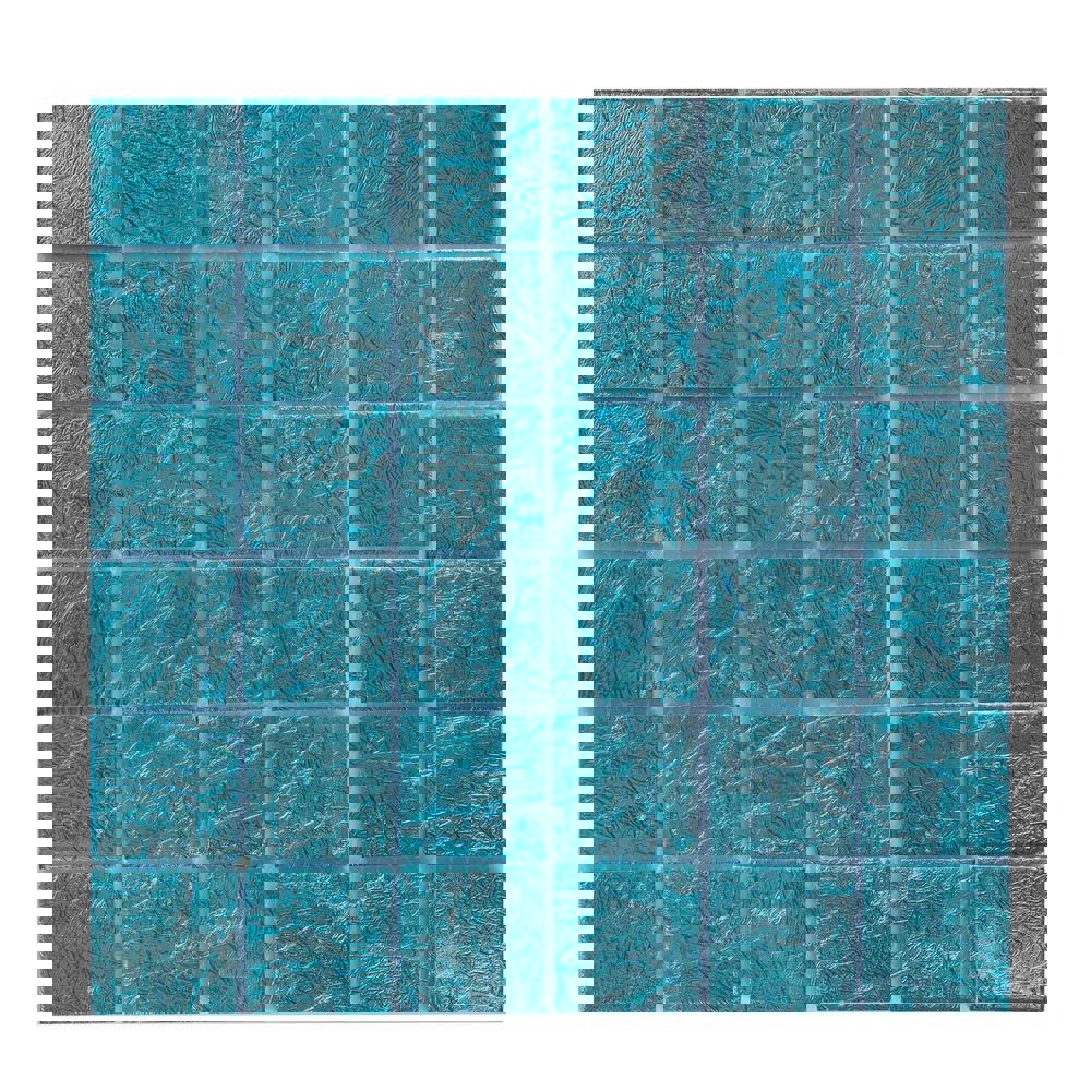 Изображение товара Стеклянная мозаика Керамоград St046_10 30x30 см синяя для стен и пола