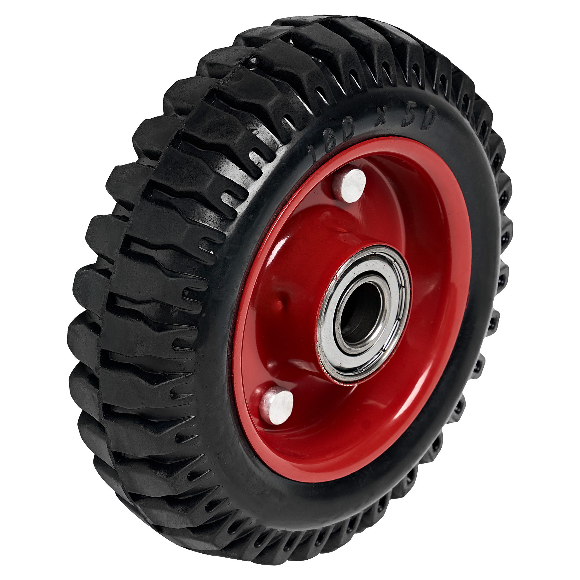 Колесо для тачки неповоротное без тормоза Larvij 160 мм до 100 кг цвет черный