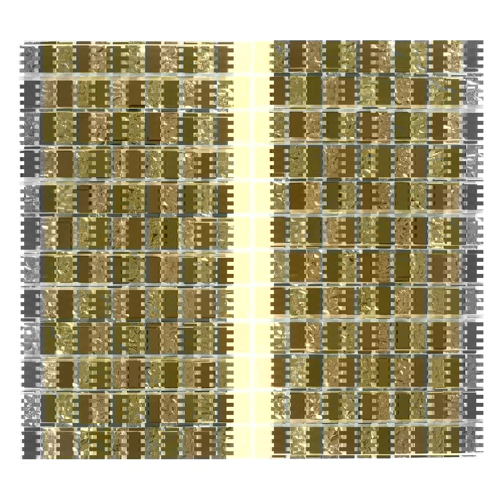 Изображение товара Стеклянная мозаика Керамоград Dsa131_05 30x30 см желтая/золотая для облицовки