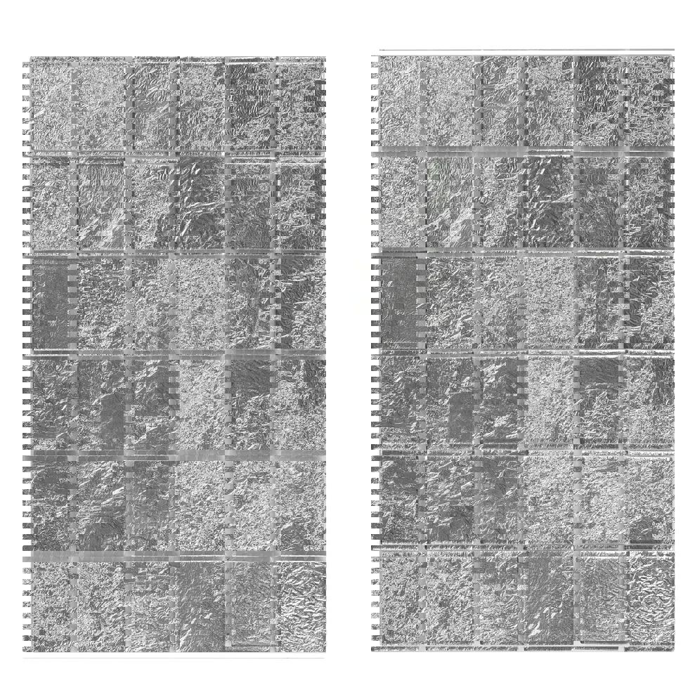 Изображение товара Стеклянная мозаика Керамоград St030_10 30x30 см серебристая для стен и пола