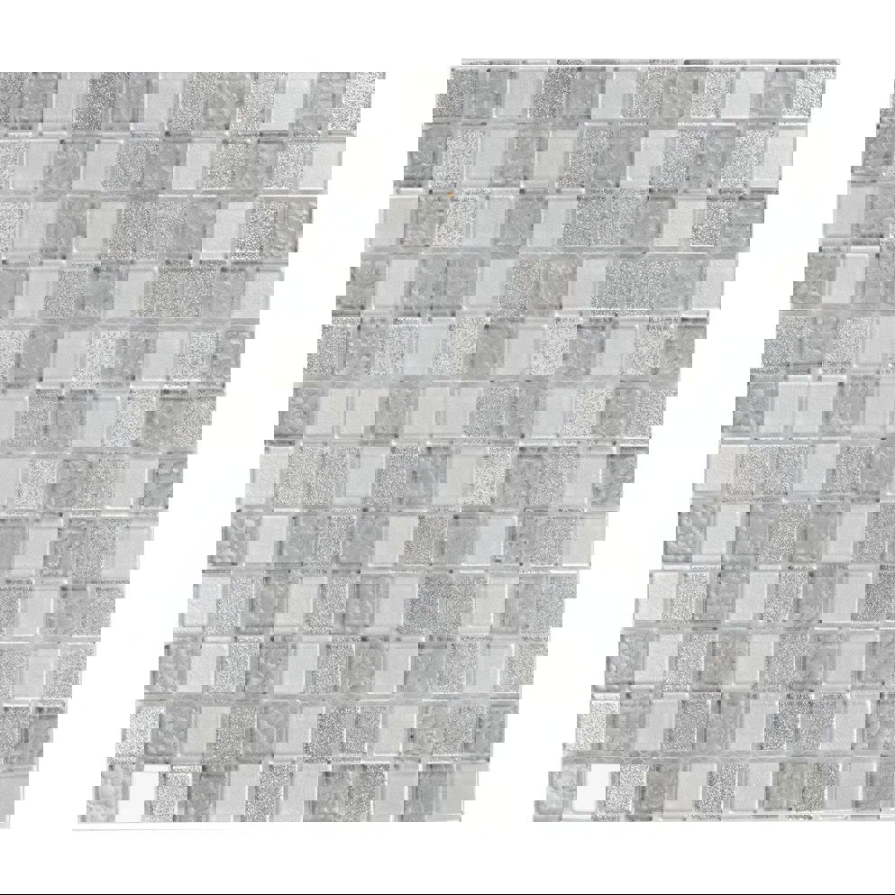 Изображение товара Стеклянная мозаика Керамоград F40.47.52_05 30x30 см серебристая