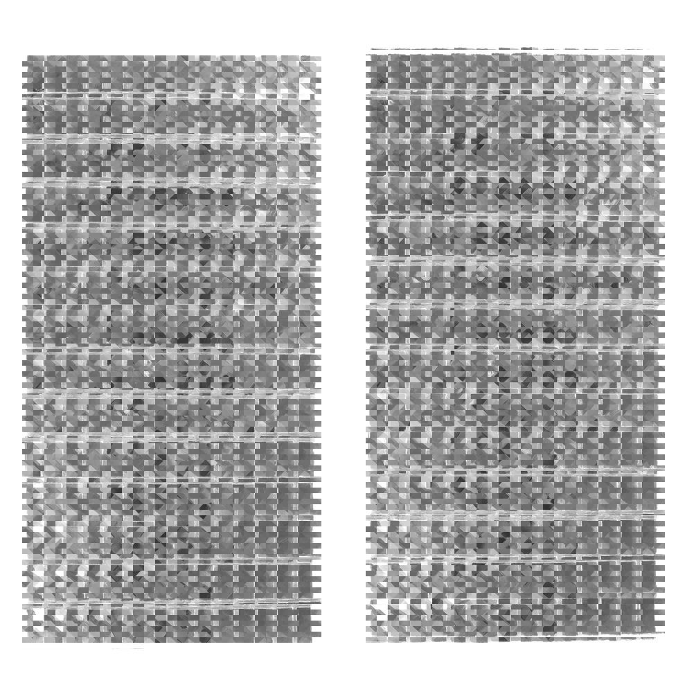 Изображение товара Стеклянная мозаика Керамоград F2x1_05 30x30 см серый/серебристый