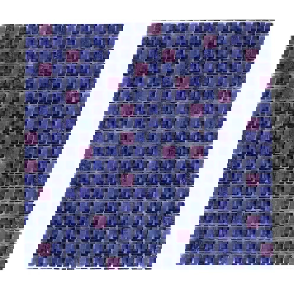 Изображение товара Стеклянная мозаика Керамоград Sszgs103_10 30x30 см фиолетовая