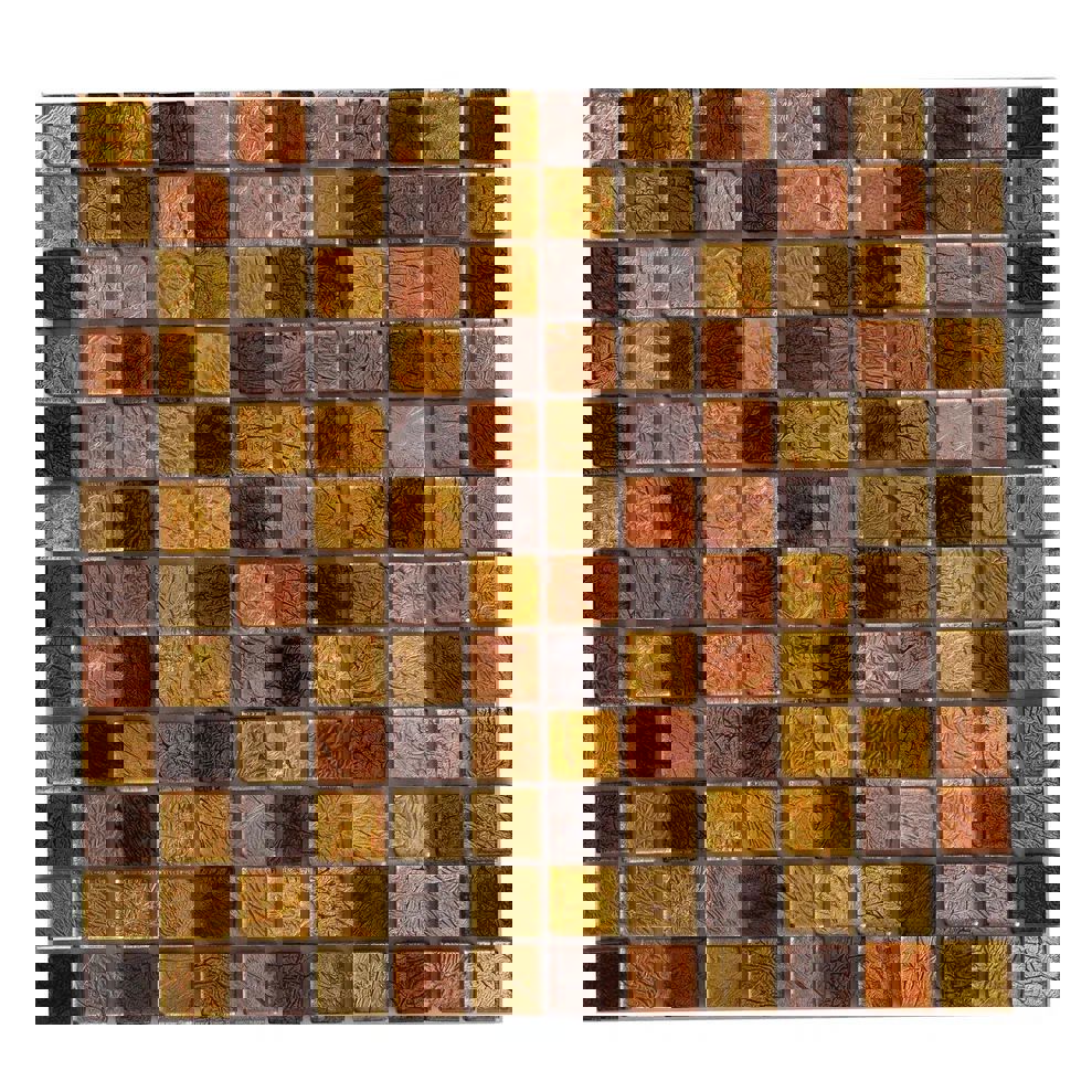 Изображение товара Мозаика стеклянная Керамоград Sh105_05 30x30 см цвет коричневый