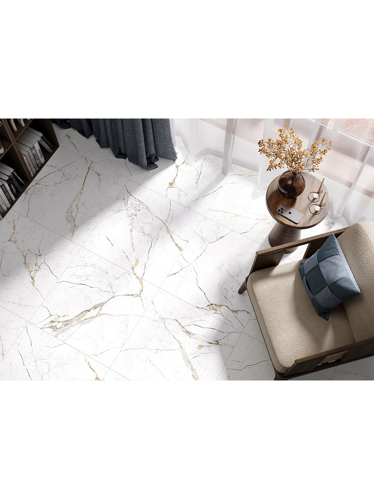 Изображение товара Керамогранит Alma ceramica Rock line GFU6060RKL04R 60x60см цвет разноцветный