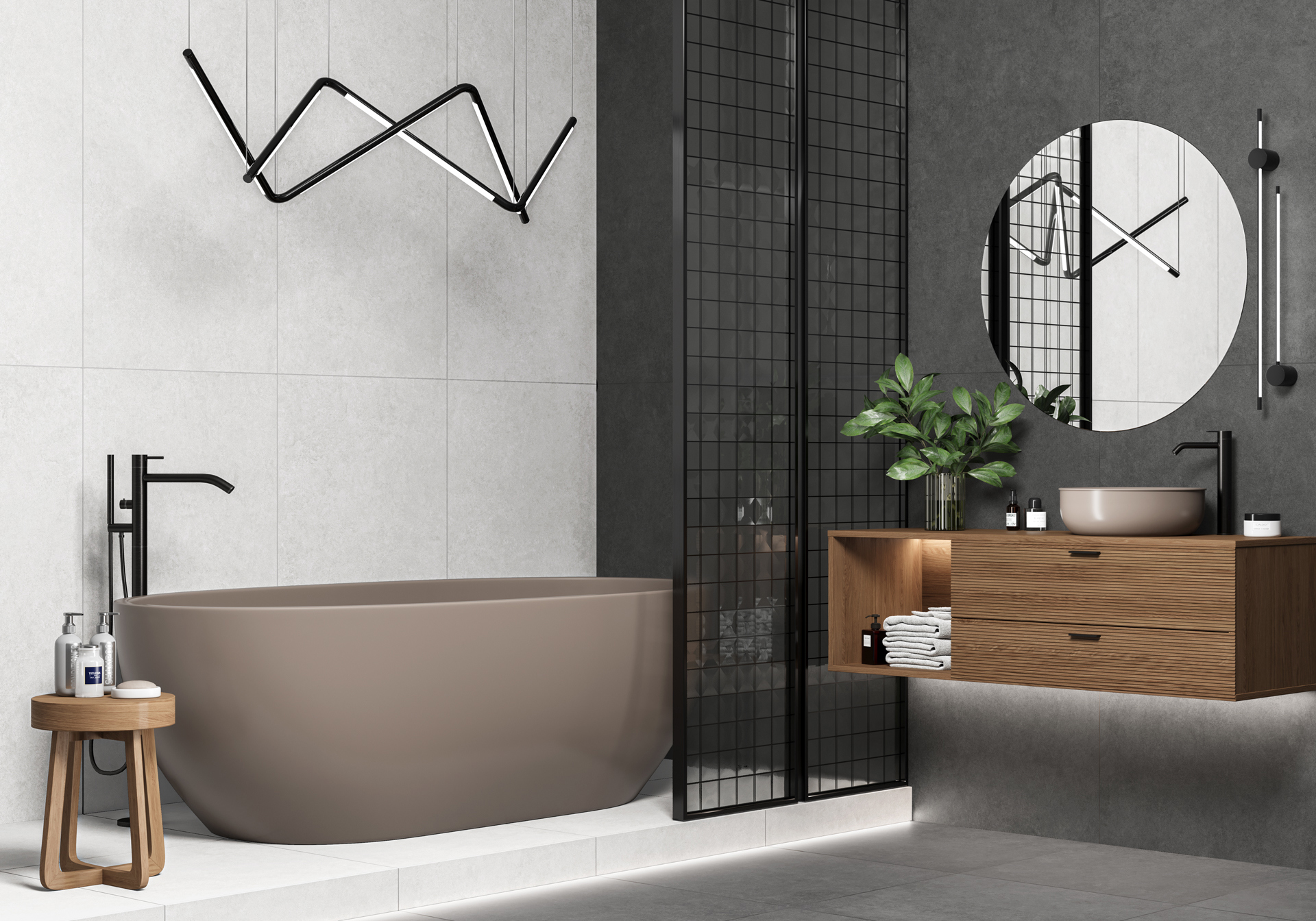 Изображение товара Керамогранит Alma ceramica Bond GFU6060BND07R 60x60см цвет бежевый