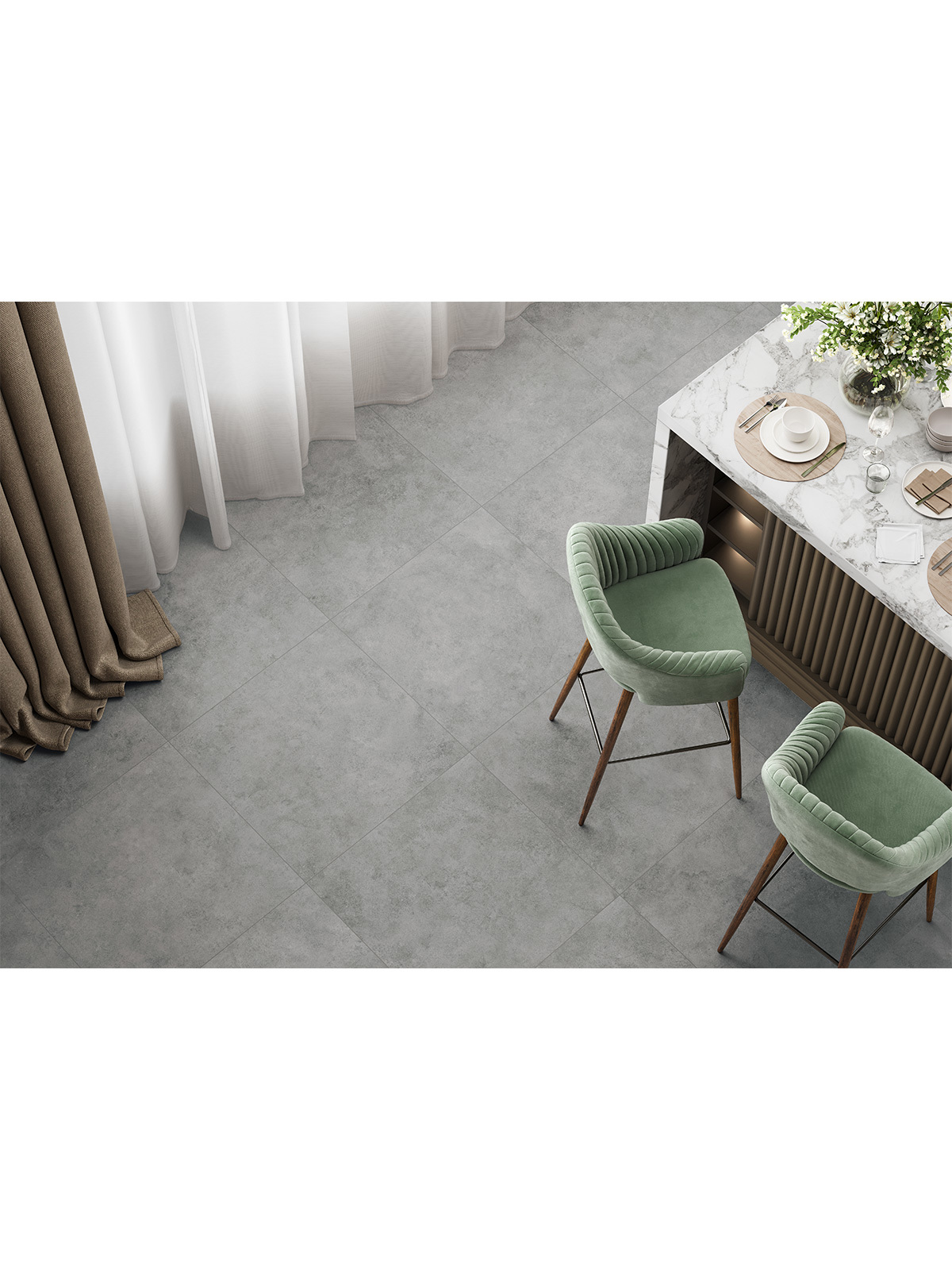 Изображение товара Керамогранит Alma ceramica Drive GFU6060DRV70R 60x60см цвет серый/серебристый