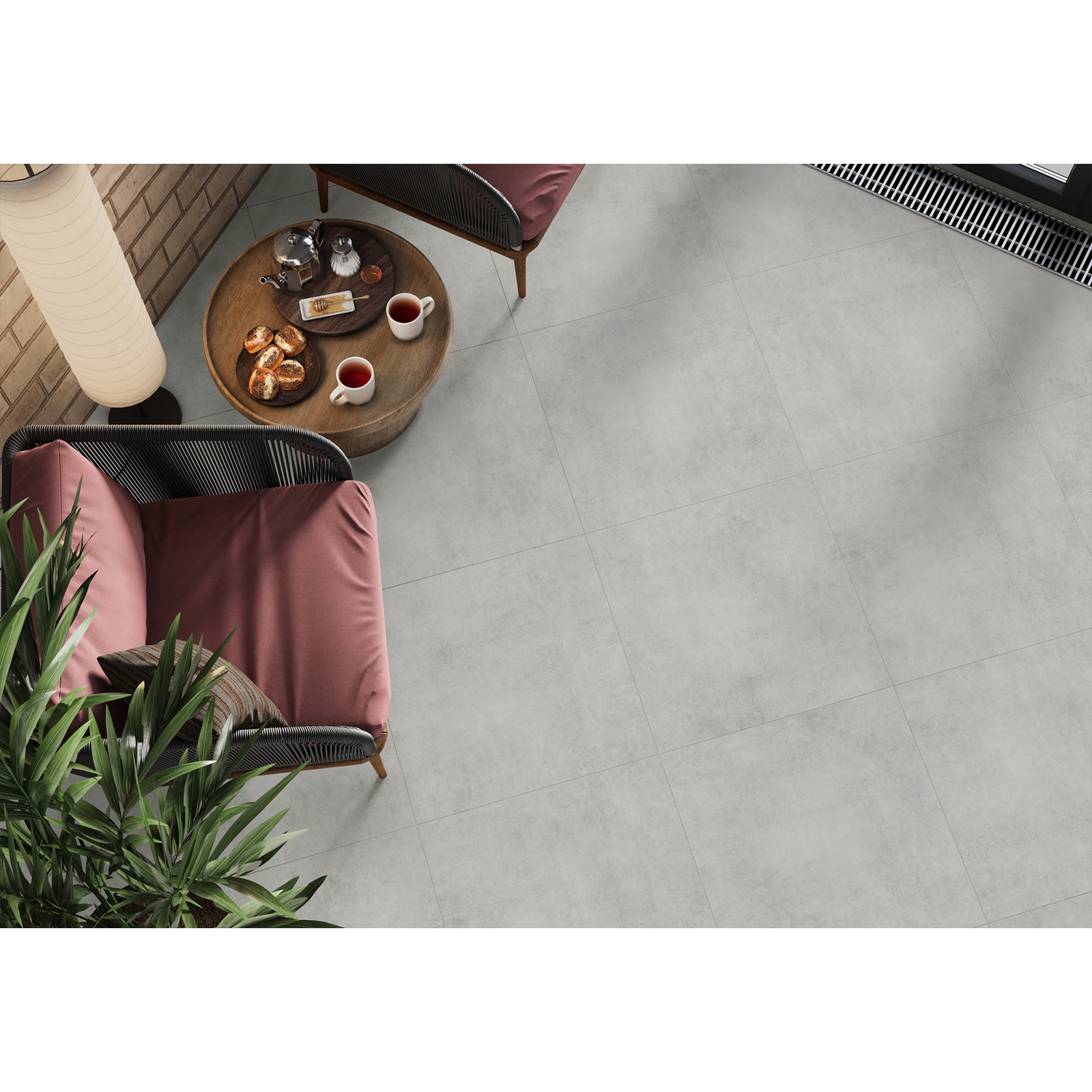 Изображение товара Керамогранит Cement pro GP6060CEM15M 60x60 серый для пола и стены