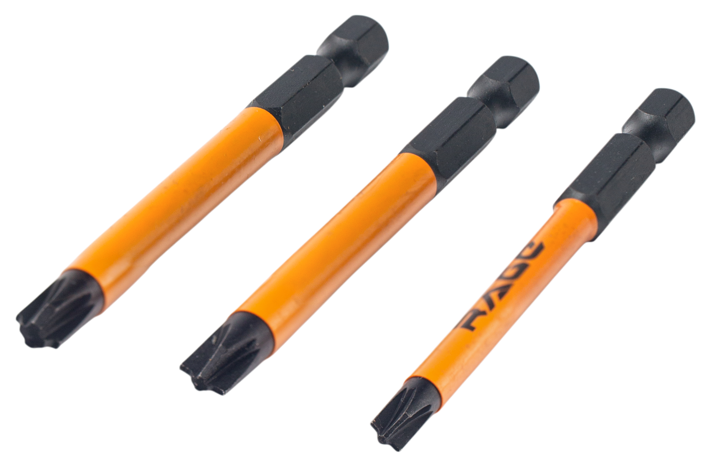 Изображение товара Набор магнитных битов Rage 554292 3 шт для шуруповертов и гайковертов