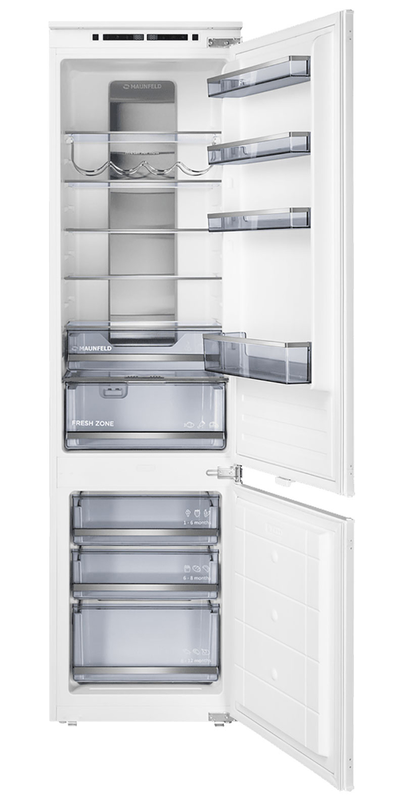 Изображение товара Встраиваемый холодильник Maunfeld MBF193NFWGR Inverter 54x193.7 см цвет белый