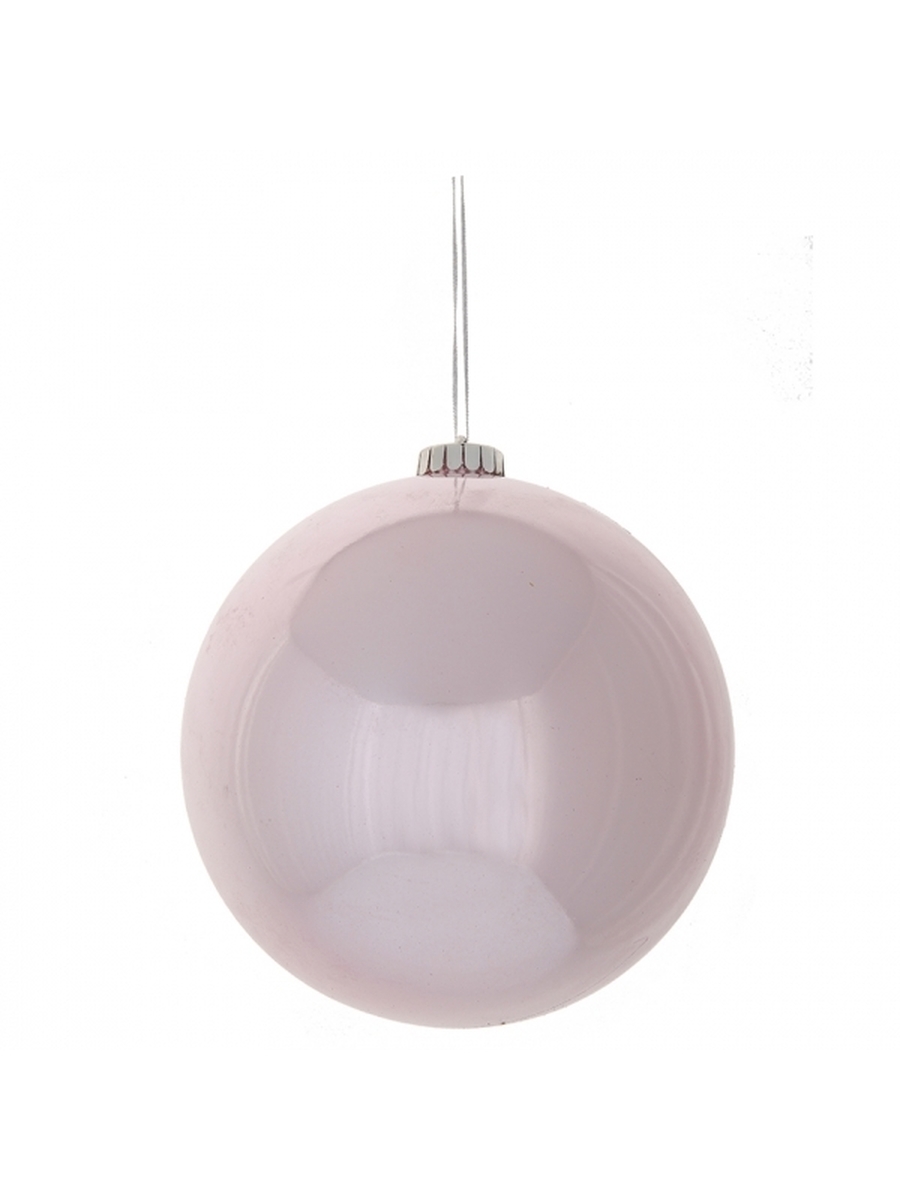 Изображение товара Елочный шар Розовое чудо 722860 15 см ПВХ розовый