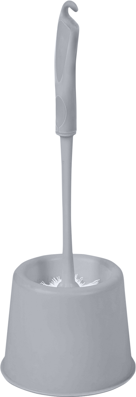 Изображение товара Ёршик для унитаза Spin&Clean Ballet серый полипропилен щетка-ершик с ручкой