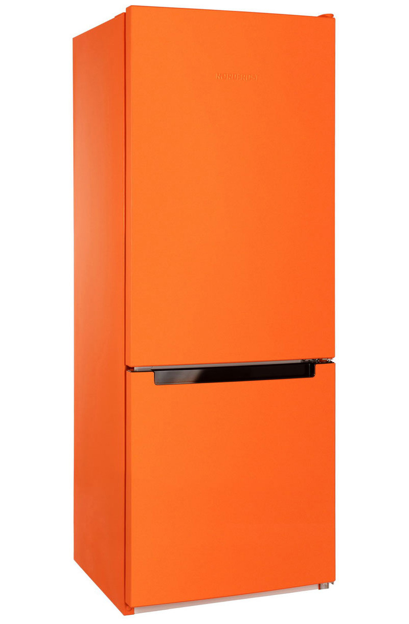 Изображение товара Отдельностоящий холодильник NordFrost NRB 121 Or 240 л оранжевый дизайн энергоэффективный