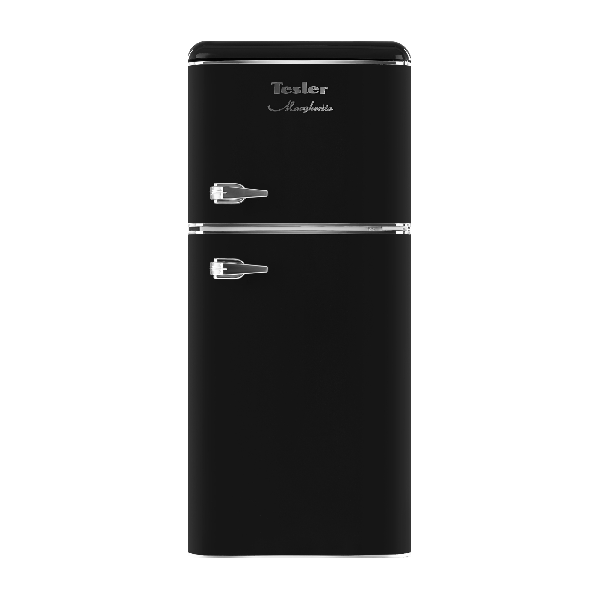 Изображение товара Отдельностоящий холодильник Tesler RT-132 BLACK 128л двухкамерный