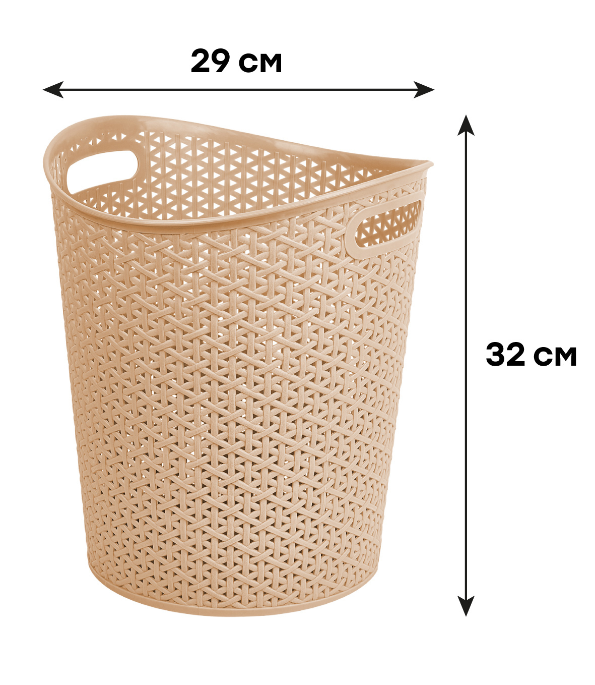 Изображение товара Корзина для бумаг Svip Soul 13 л цвет кофейный