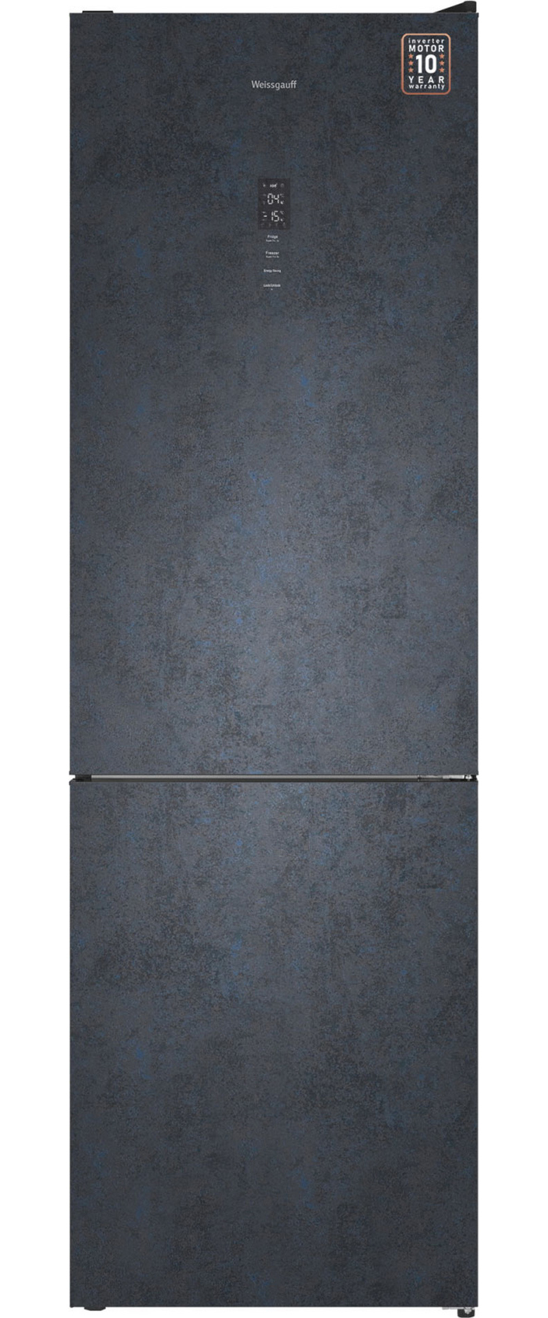 Изображение товара Отдельностоящий холодильник Weissgauff WRK 2000 Total NoFrost Inverter Rock Glass 59.5x195.3 см цвет серый