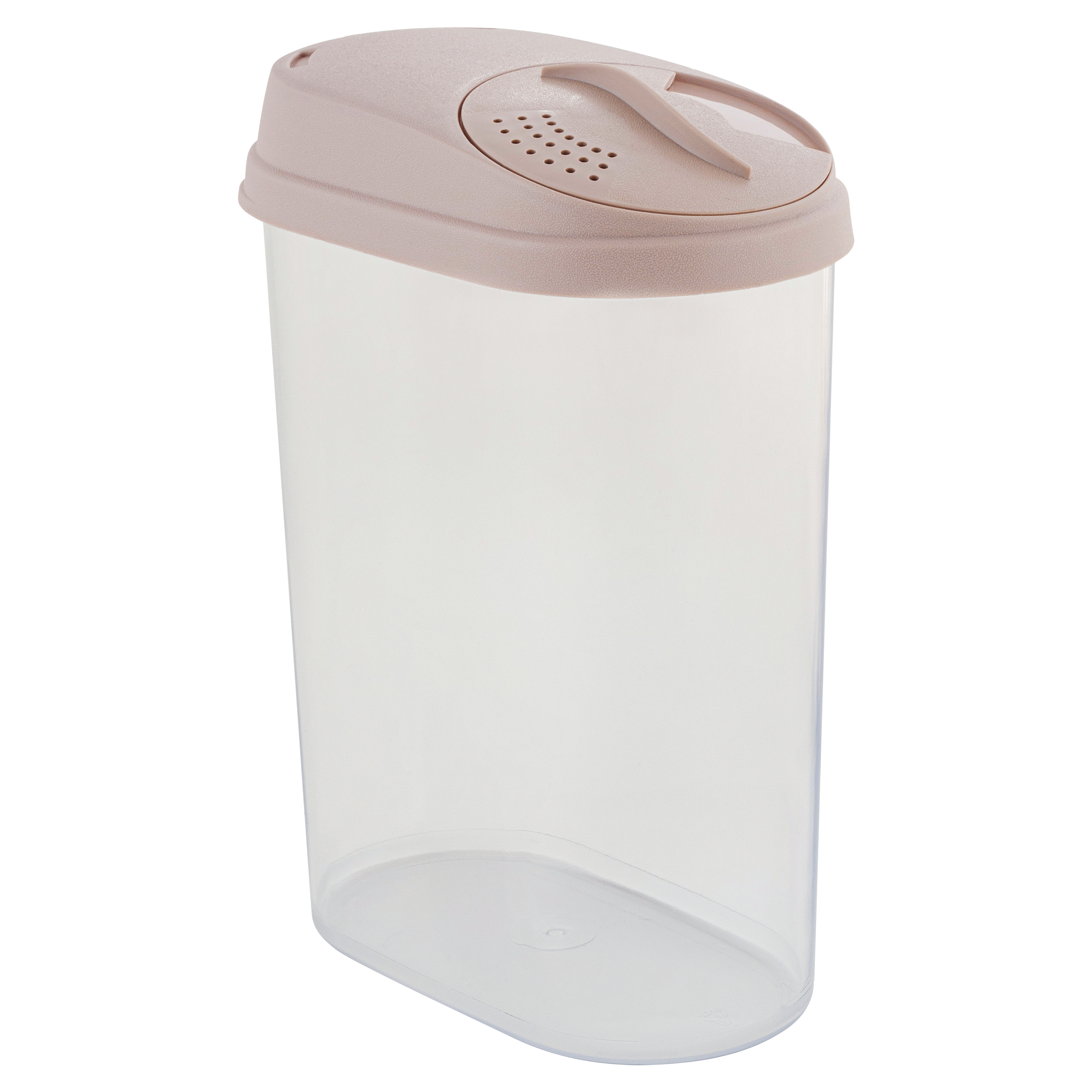 Изображение товара Контейнер для стирального порошка Vogue цвет бежевый с дозатором