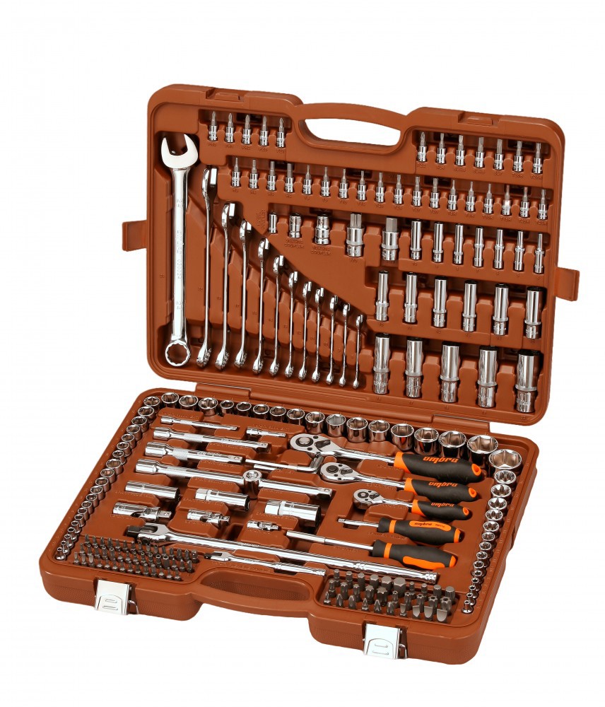 Изображение товара Набор инструментов Ombra OMT216S 216 предметов для ремонта автомобиля и автосервиса