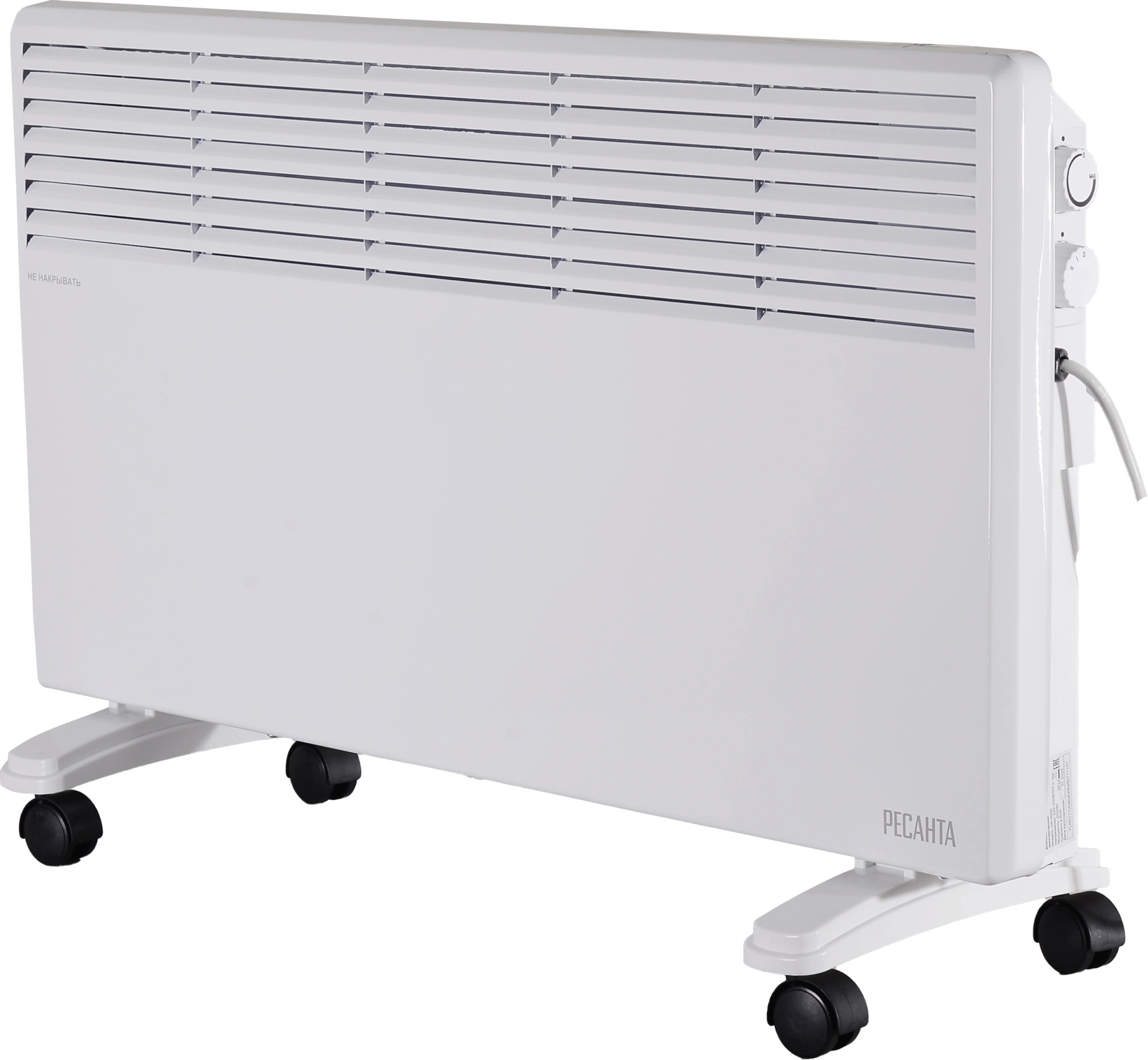 Изображение товара Электроконвектор Ресанта ОК-2000 мощностью 2000 Вт с механическим термостатом