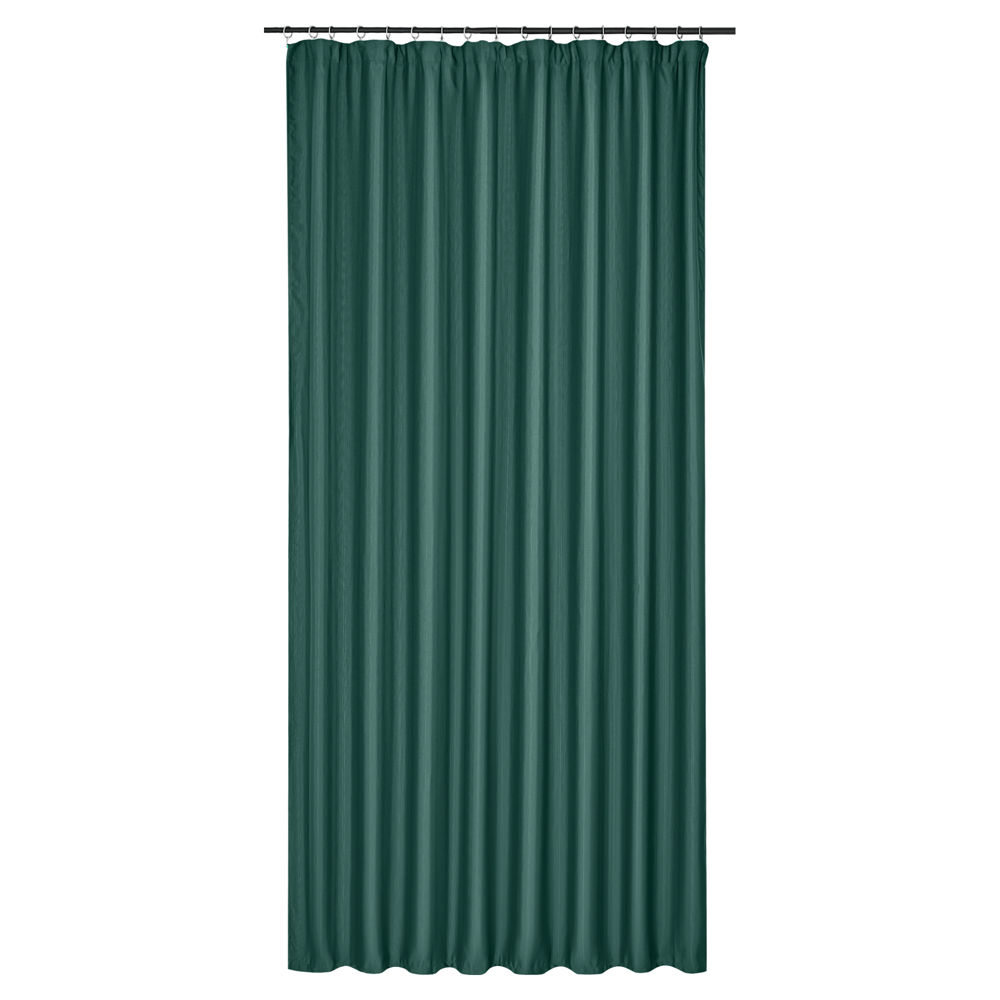Изображение товара Штора на ленте димаут Полоса 200x280 см цвет зеленый