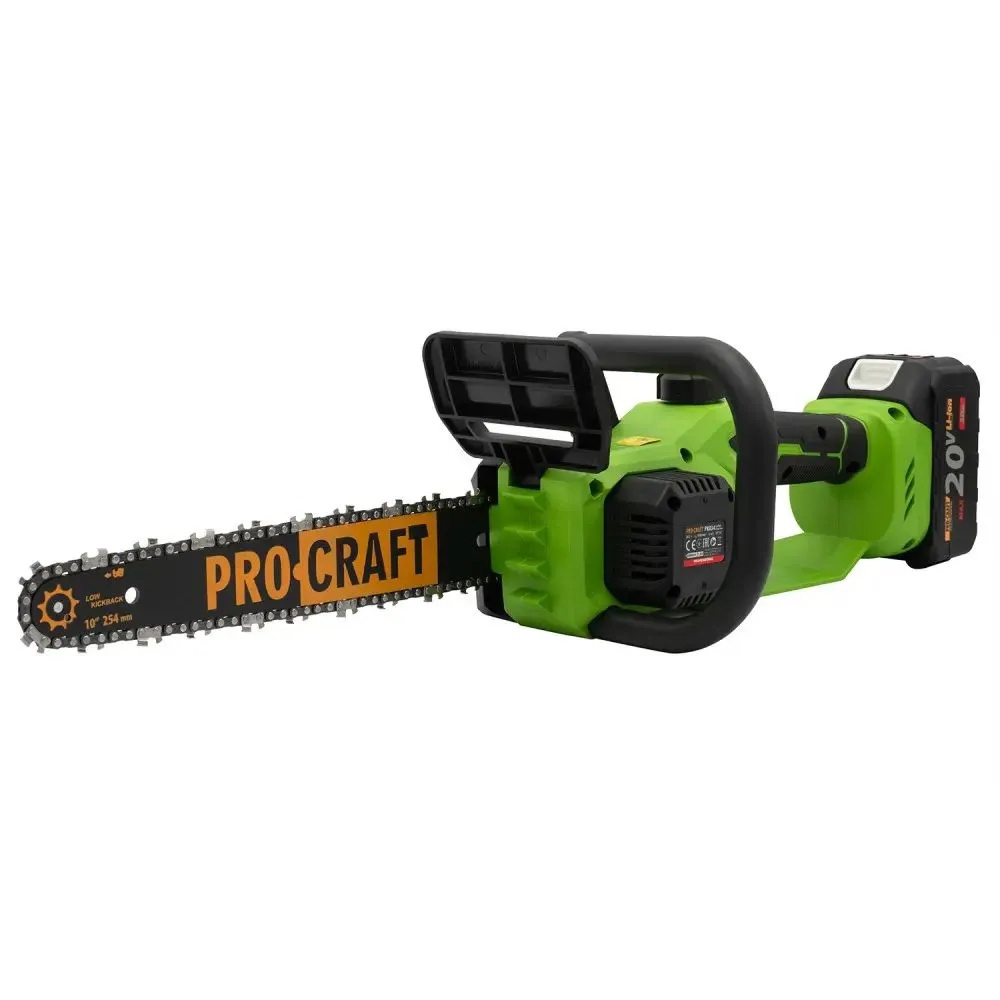 Изображение товара Аккумуляторная цепная пила PROCRAFT PKA34-1b 20 В с 36 см направляющей