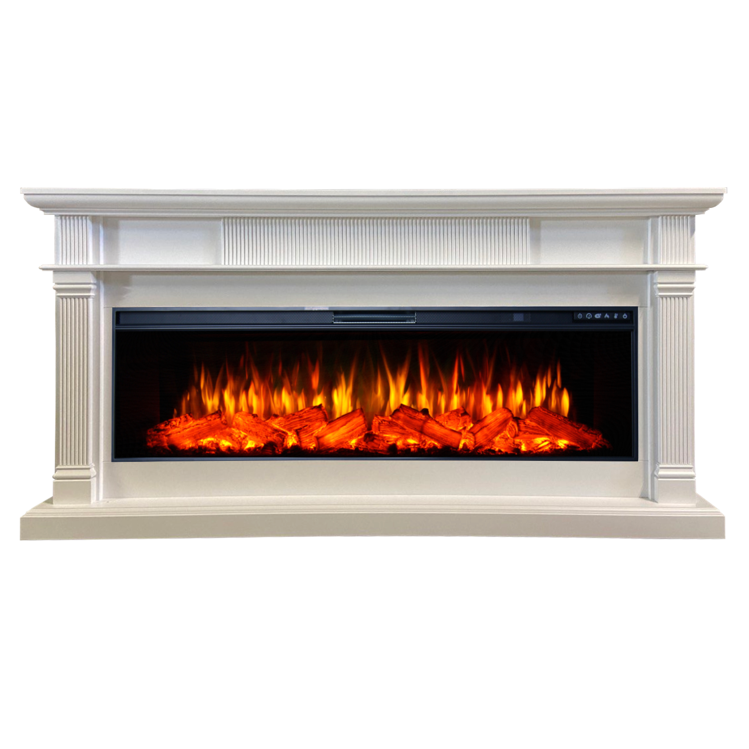 Изображение товара Каминокомплект Inter flame Принстон с очагом Freespace 60 1700Вт белый