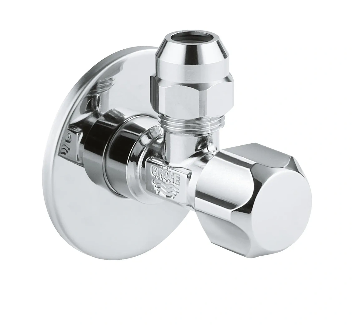 Изображение товара Вентиль запорный Grohe DN15 PN10 1/2" нр ручка латунь 22018000