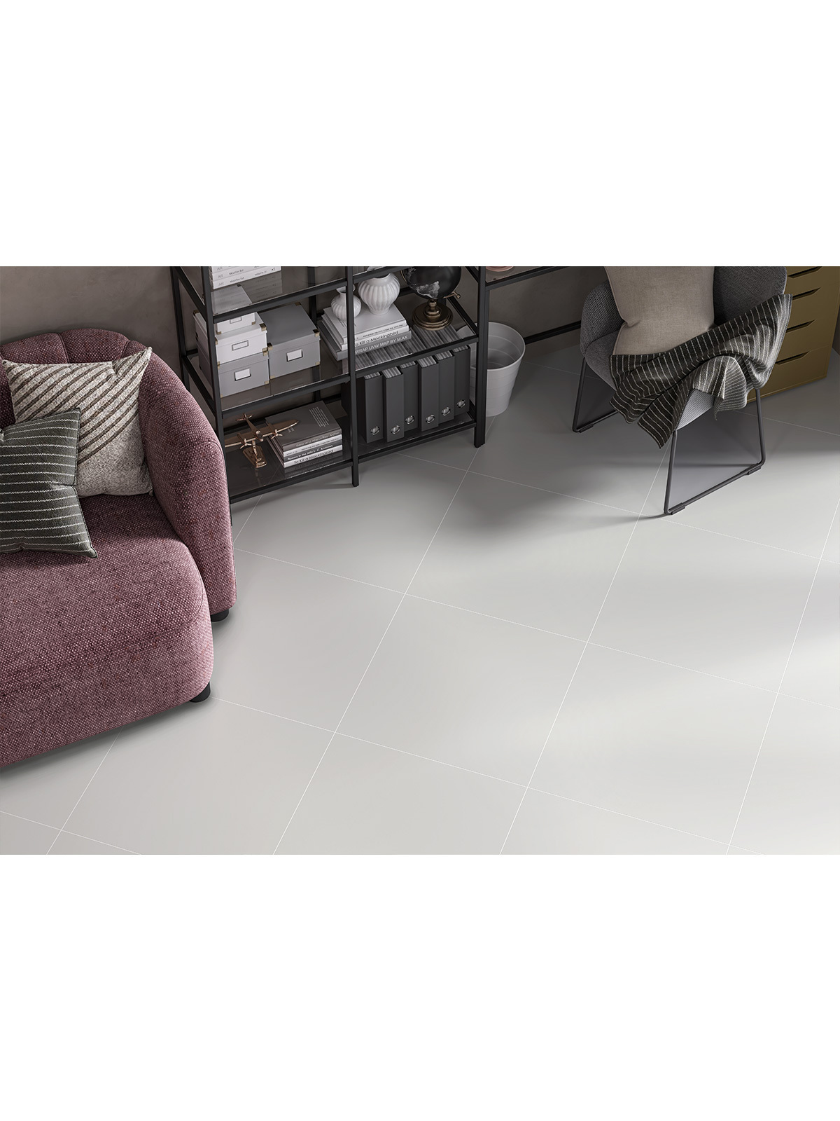 Изображение товара Керамогранит Alma ceramica Spector GFU6060SPR07R 60x60см цвет светло-серый