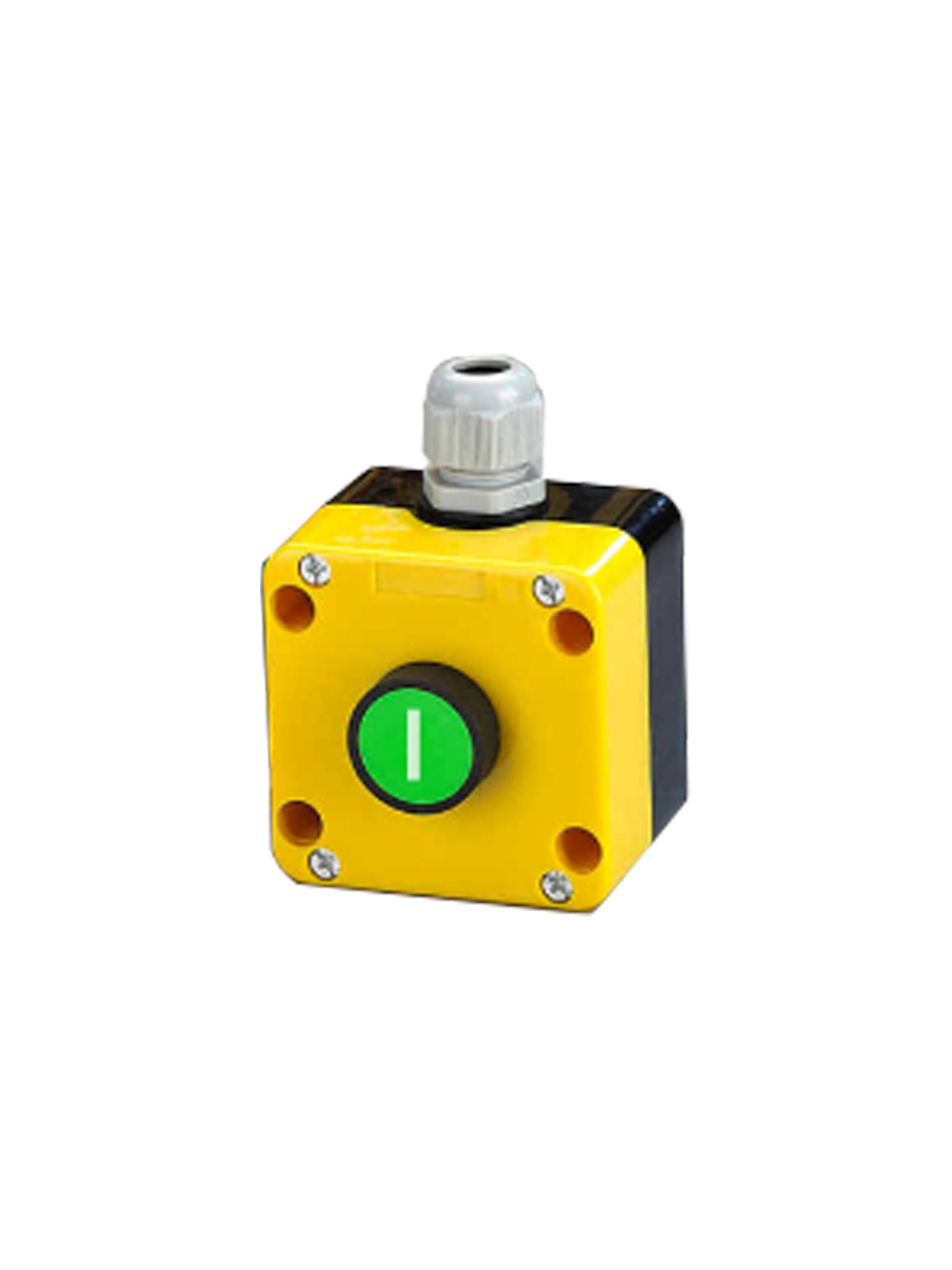 Изображение товара Пост управления Электротехник ПКУ22-1021-65У1 1 модуль IP 65 цвет зеленый полимер (пластмасса)