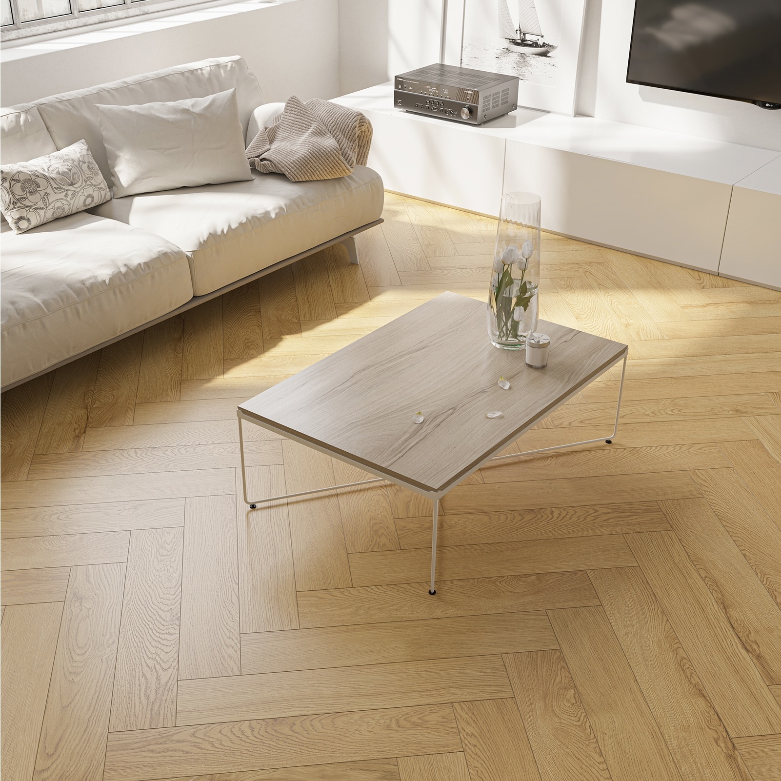 Изображение товара Ламинат ICON Natural Дуб Линней 34 класс 12 мм влагостойкий фаска 4V