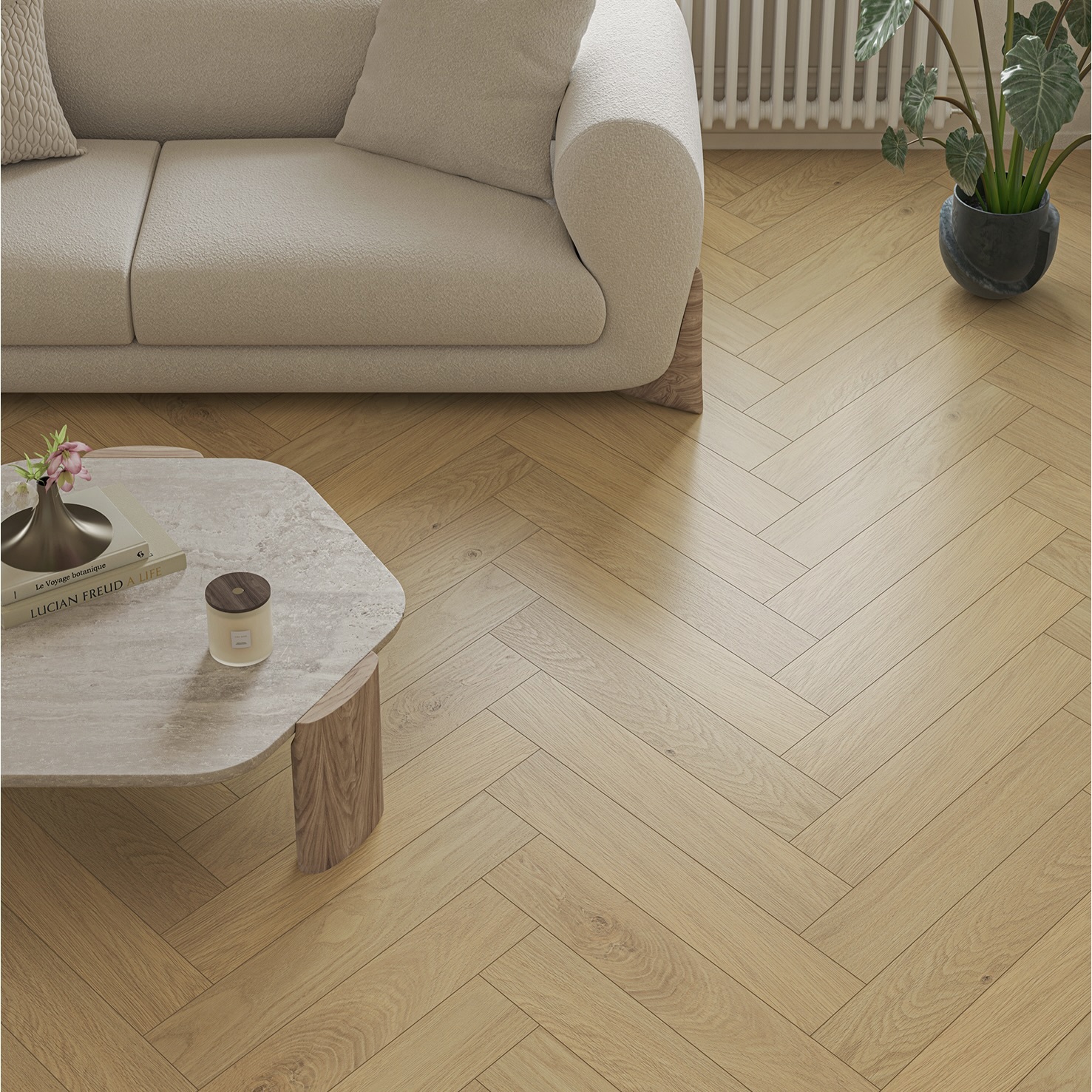 Изображение товара Ламинат ICON Natural Дуб Уоллес 34 класс 12 мм влагостойкий под дерево