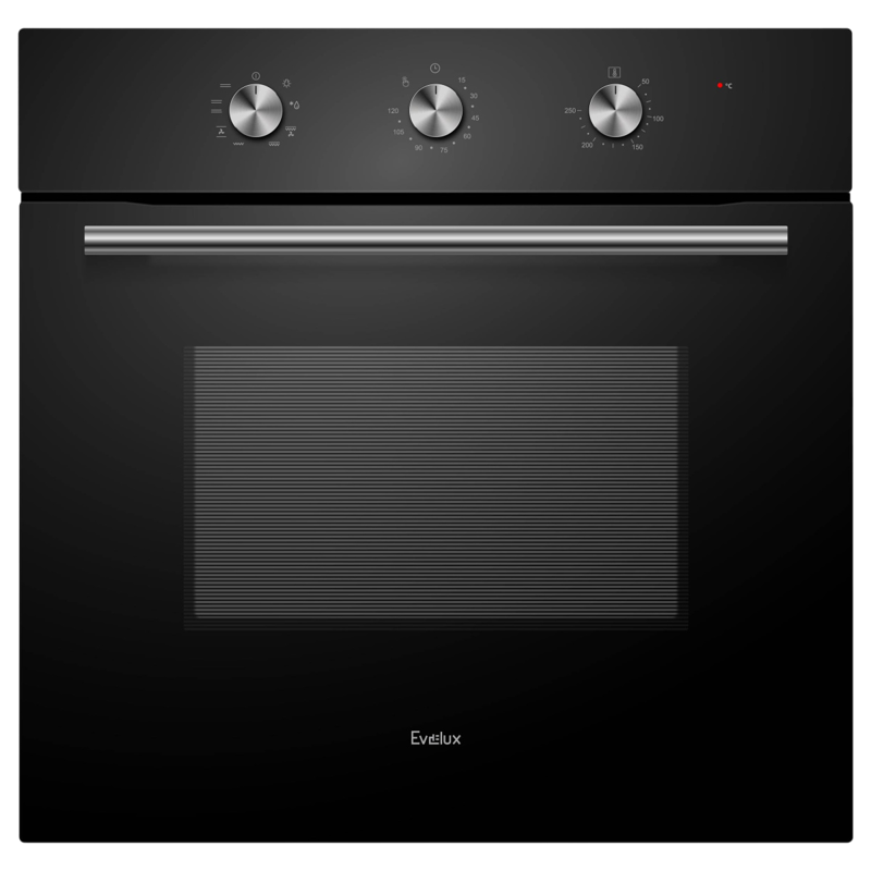 Изображение товара Встраиваемый духовой шкаф Evelux EO 620 B 59.5х59.5х57.5 см цвет черный.