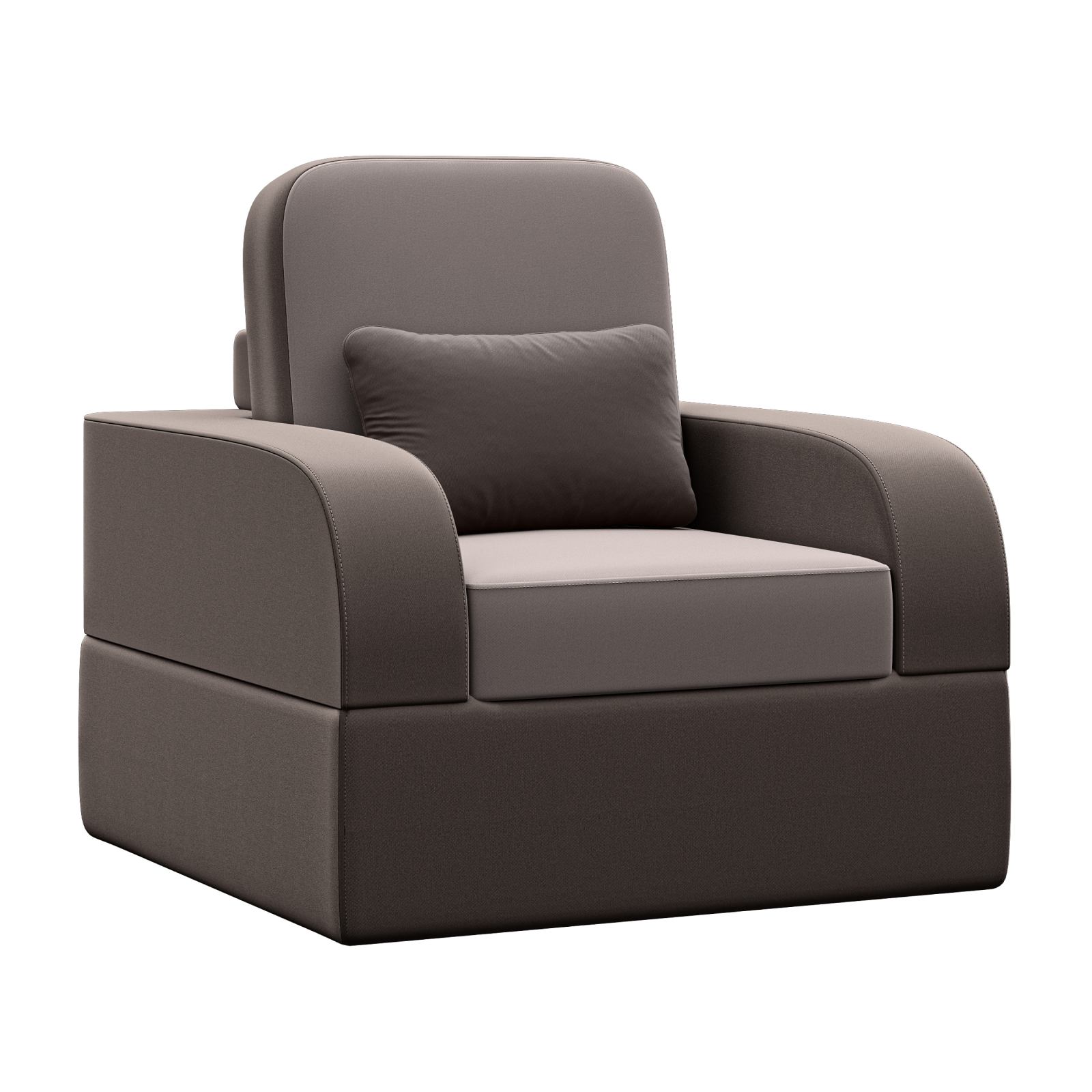 Изображение товара Кресло-кровать High performance Мико 97x100x97 см велюр коричневый