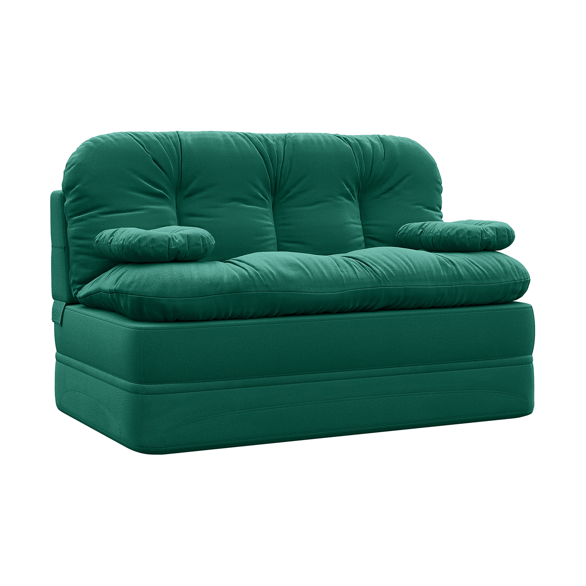 Изображение товара Диван раскладной High performance Мини 155x80x93 см велюр цвет зеленый
