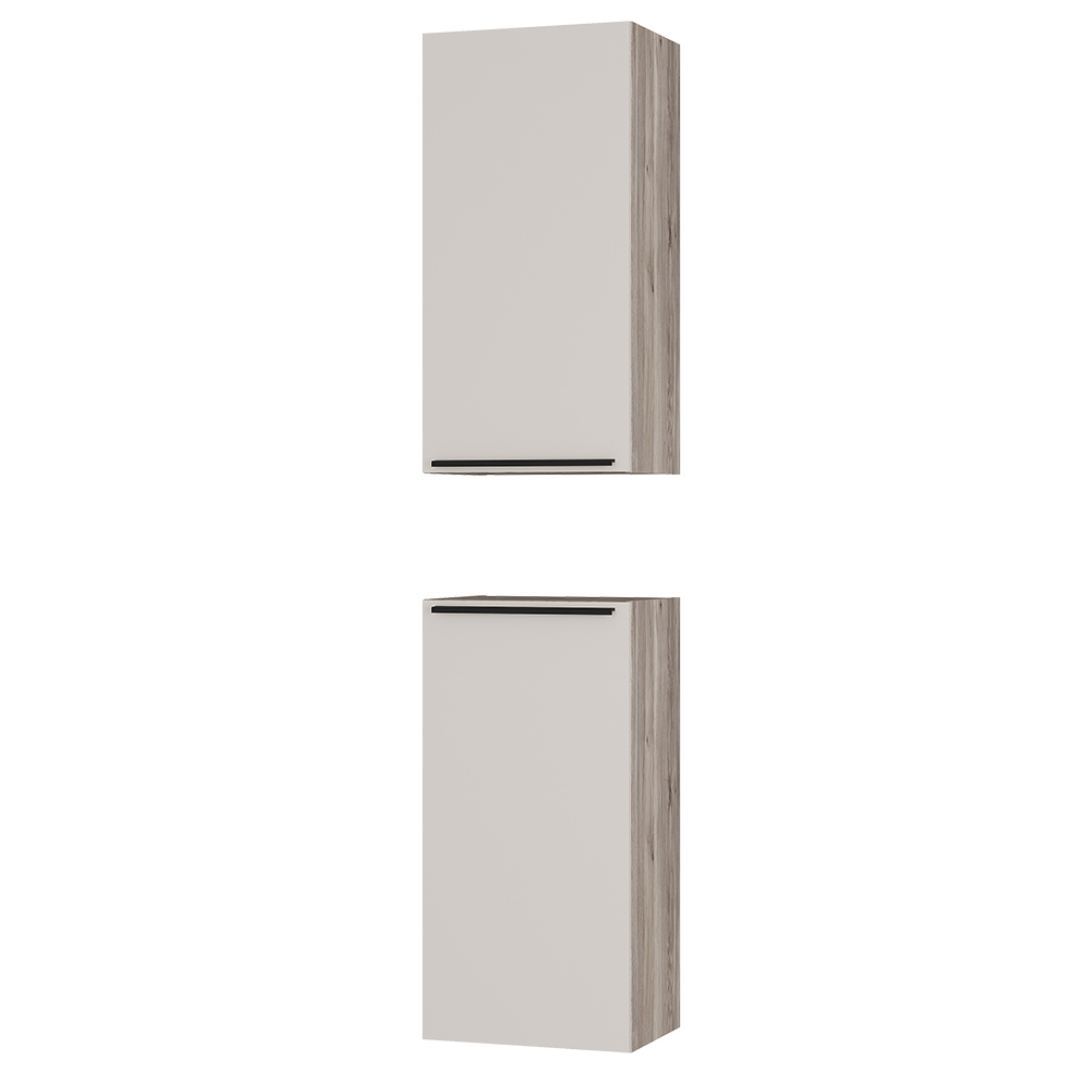 Изображение товара Шкаф распашной Интерьер-центр Урбан с 2 дверями 50x100x37.2 см ЛДСП цвет дуб смоки/кашемир