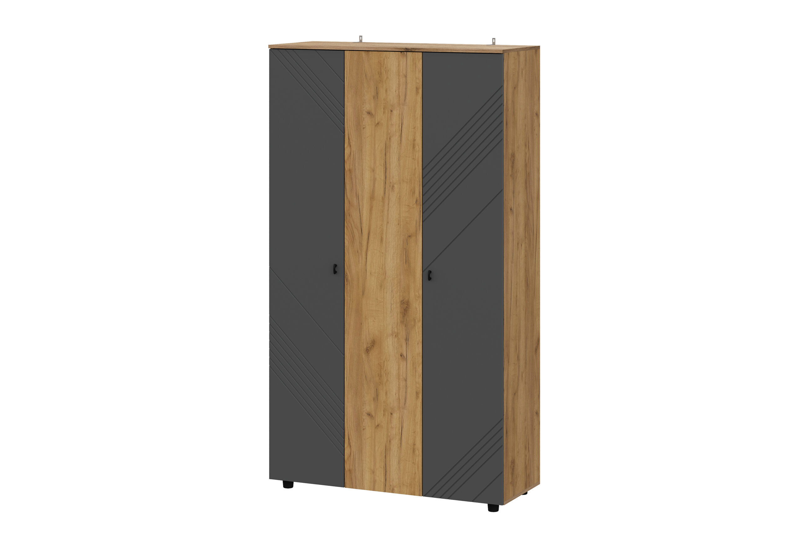 Изображение товара Шкаф распашной Арника Байкал 3 двери 120x210.6x46.4 см из ЛДСП и МДФ