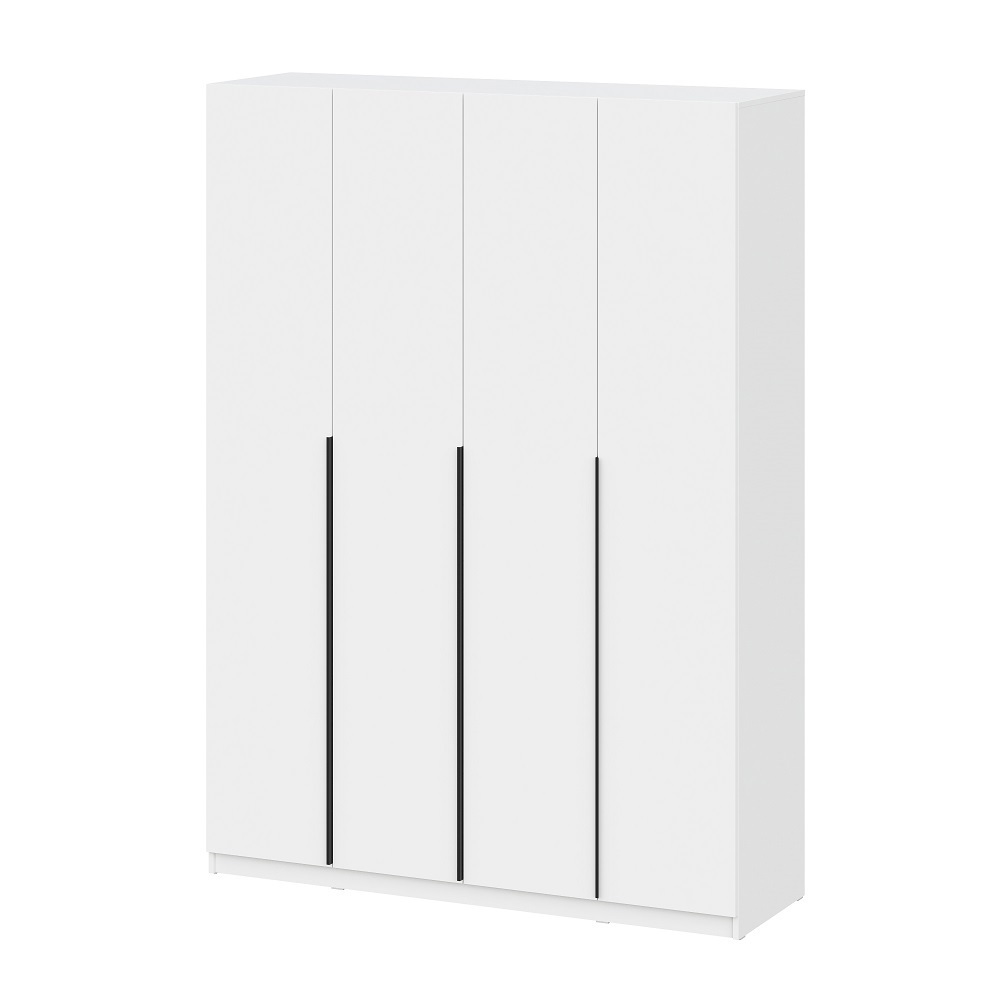 Изображение товара Шкаф распашной Арника ШК с 4 дверями 160.1x221.6x50.6 см белый ЛДСП