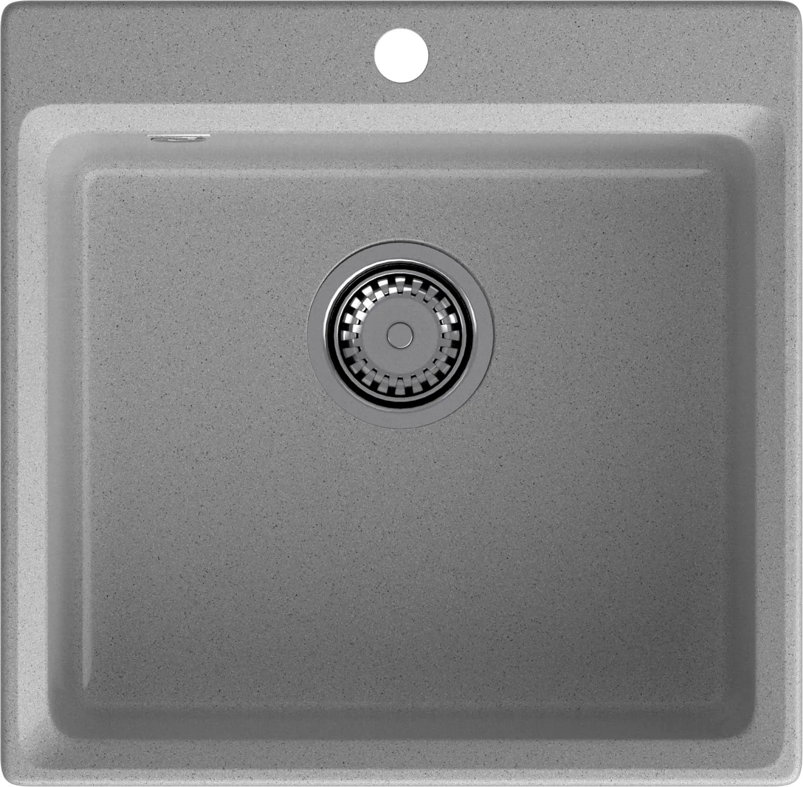 Изображение товара Врезная мойка Granfest LV-510 51x50x20 см серый мрамор