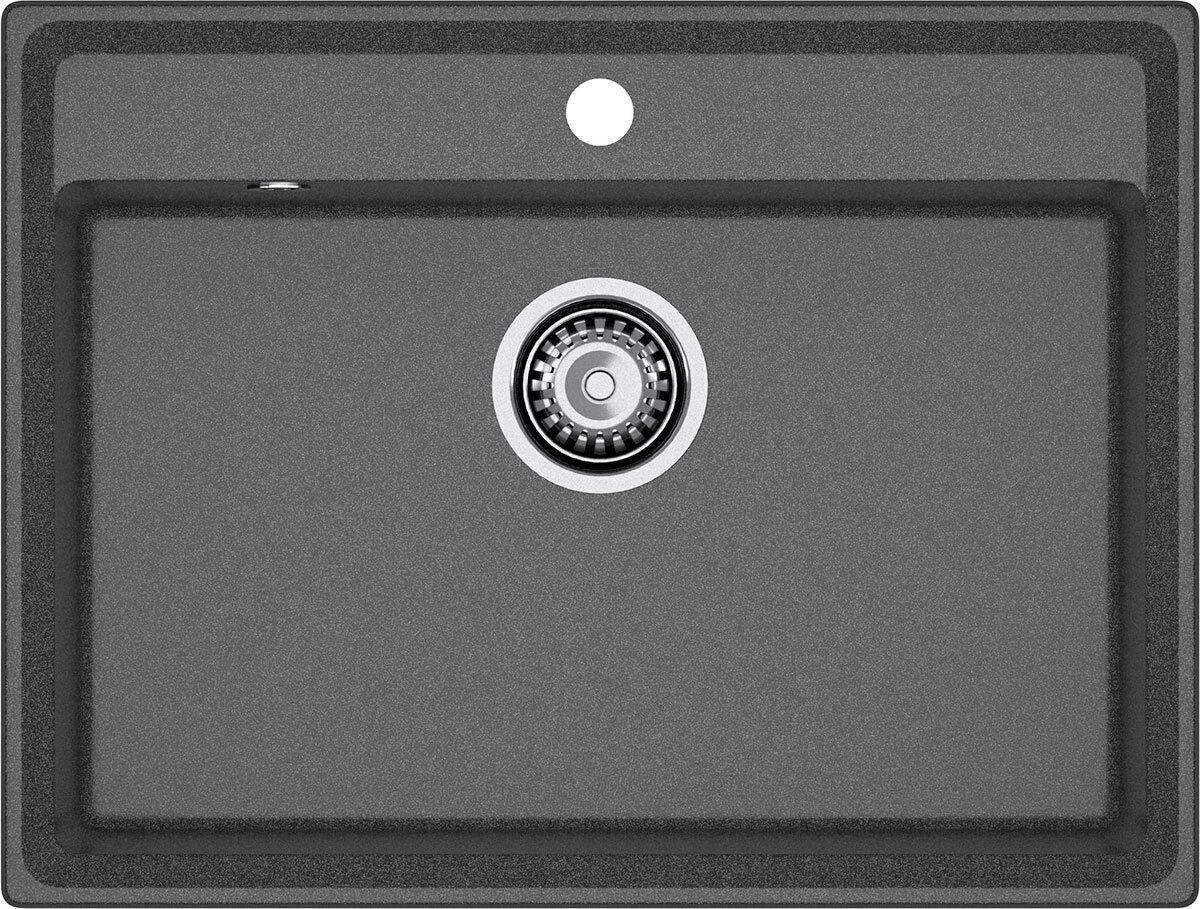 Изображение товара Врезная мойка Granfest LV-660 графит 50x66 см из мрамора