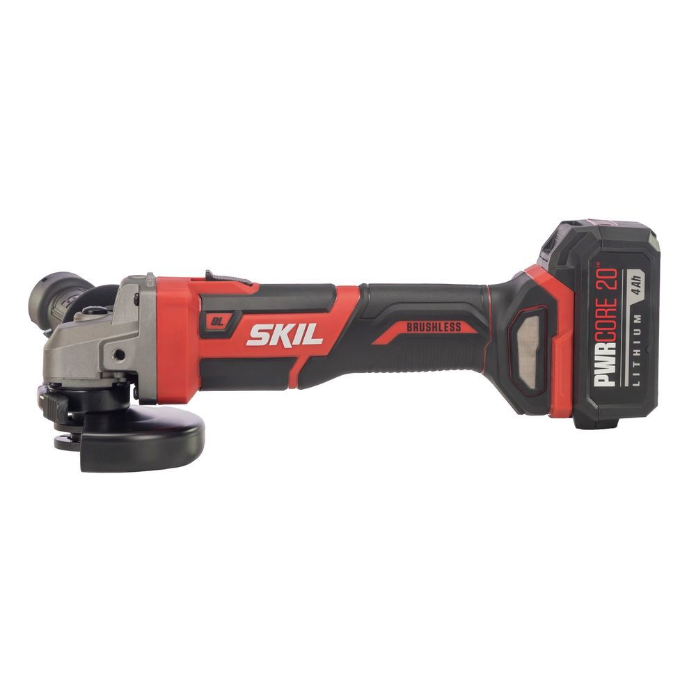 Изображение товара УШМ аккумуляторная бесщеточная Skil AG2907, 20 В Li-Ion 1x4 Ач, 125 мм