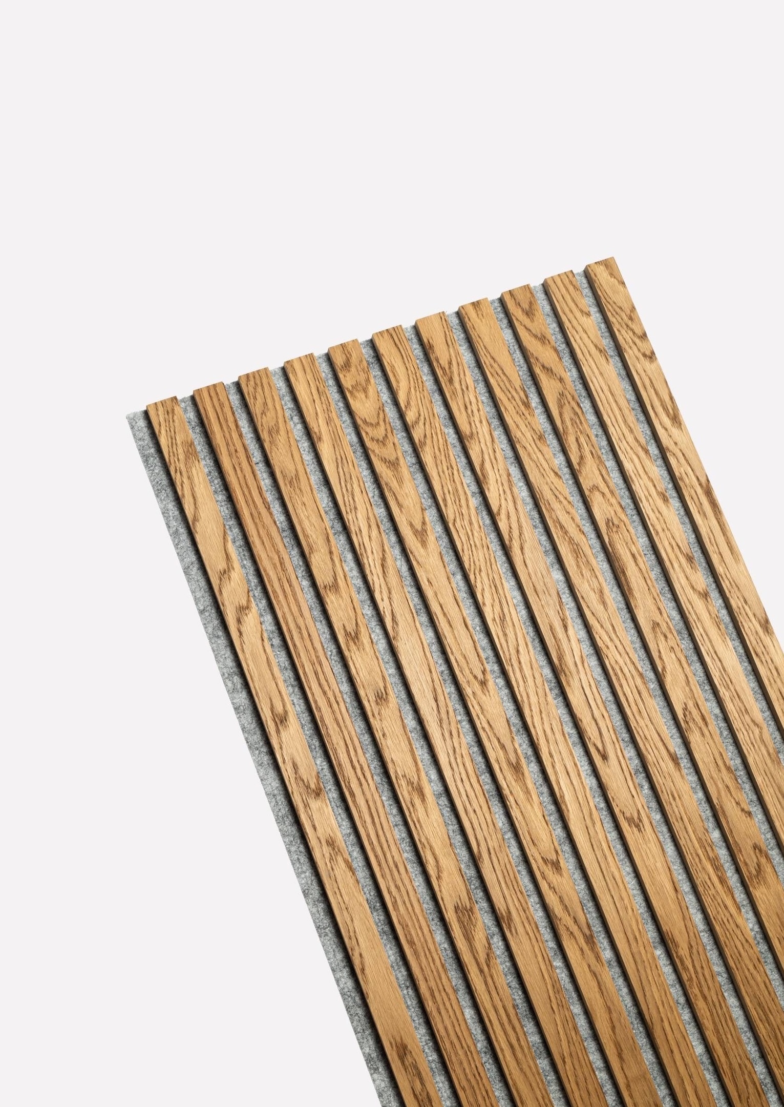 Изображение товара Реечная акустическая панель Akupanel дуб бурбон 2790x500x18мм 1.395м² серый 2шт