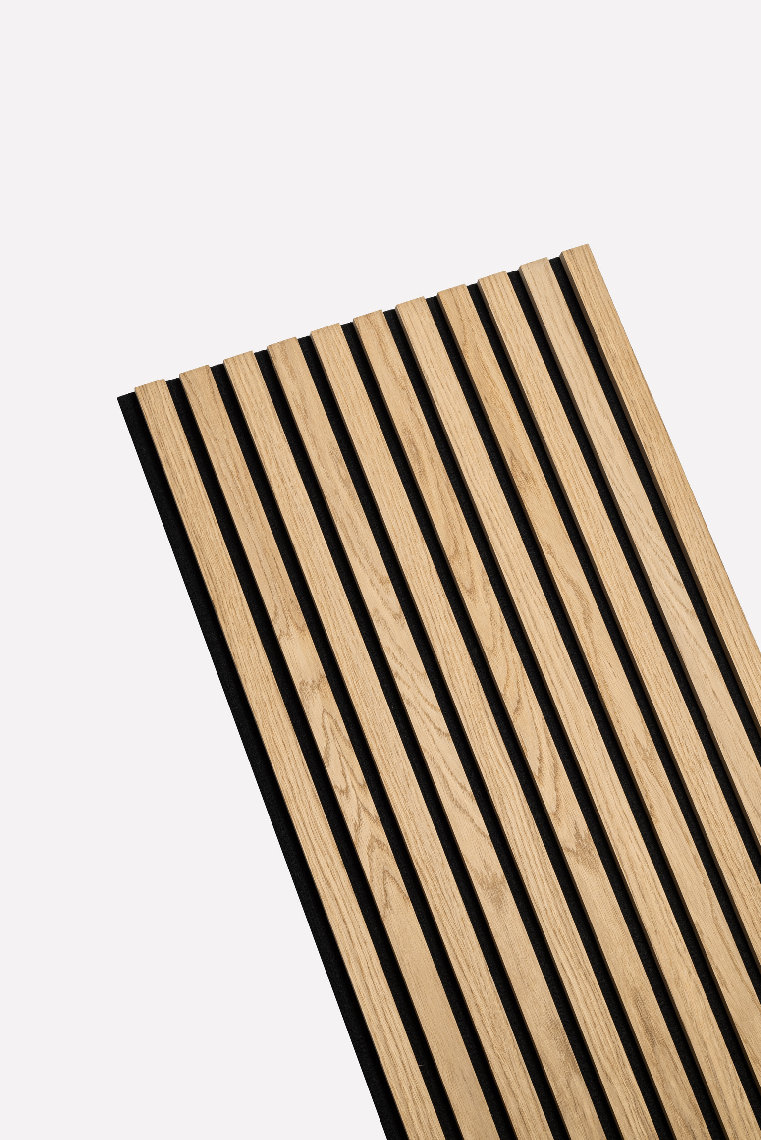 Изображение товара Реечная акустическая панель Akupanel дуб 2790x500x18мм 1.395м² черный 2шт